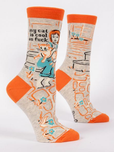 Women's Socks - My Cat Is Cool As Fuck
