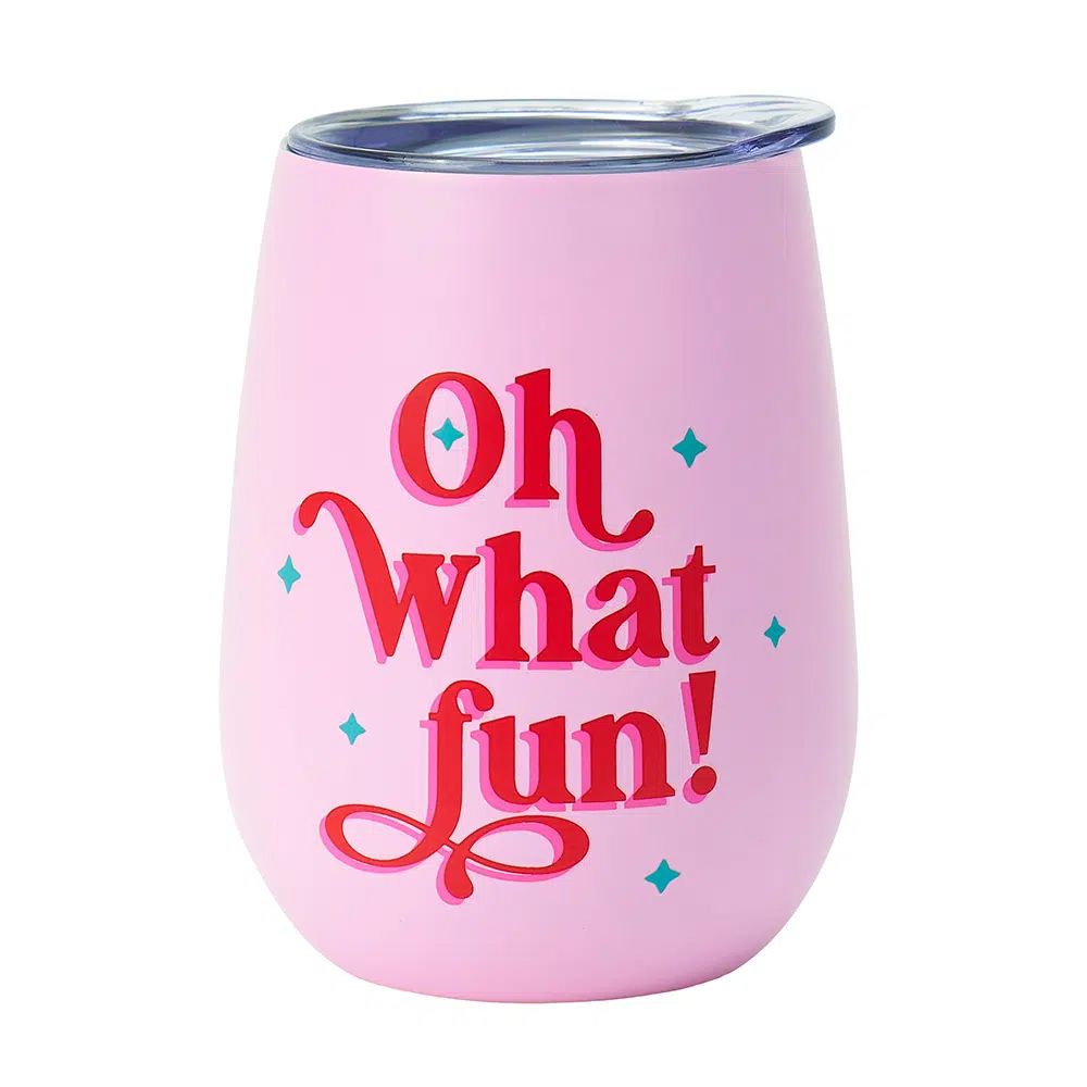 Wine Tumbler - Oh What Fun