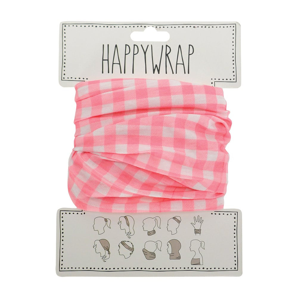 Happy Wrap - Gingham Pink