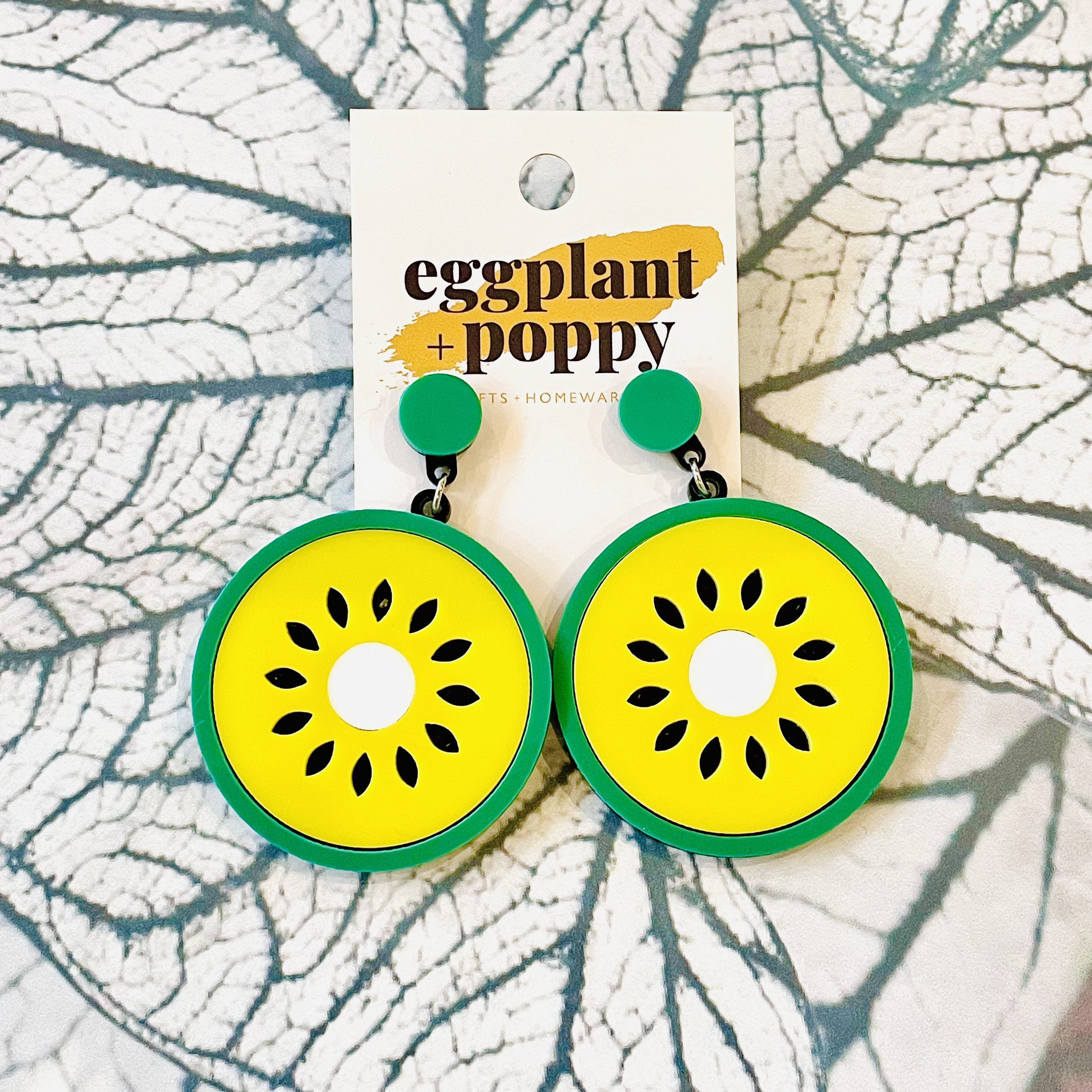 Kiwi Fruit Earrings