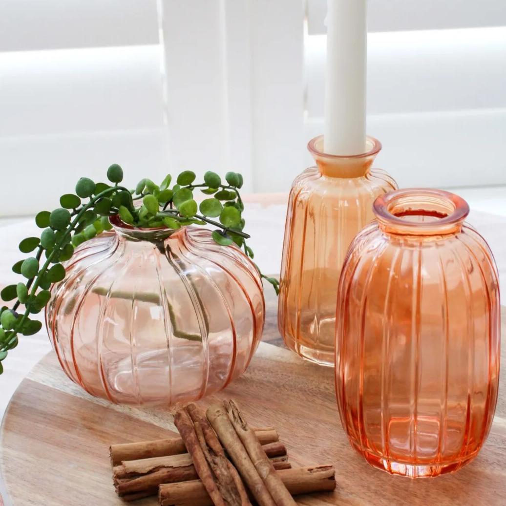 Glass Bud Vase - Blackberry