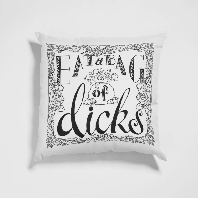 Cushion Cover - Bag Of Dicks