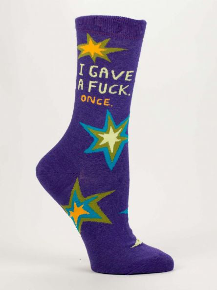 Women's Socks - I Gave A Fuck Once