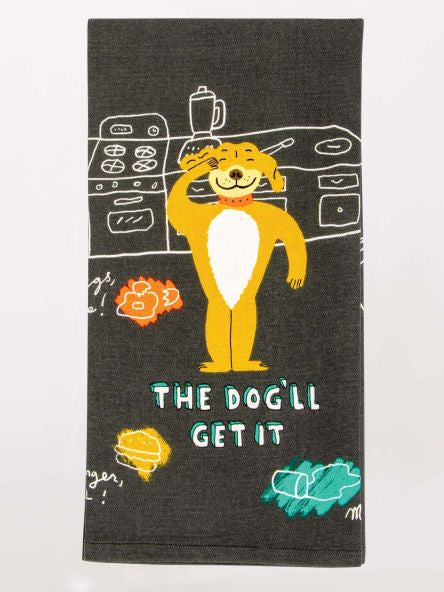 Tea Towel - The Dog'll Get It