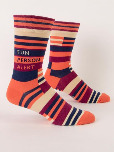 Men's Socks - Fun Person Alert