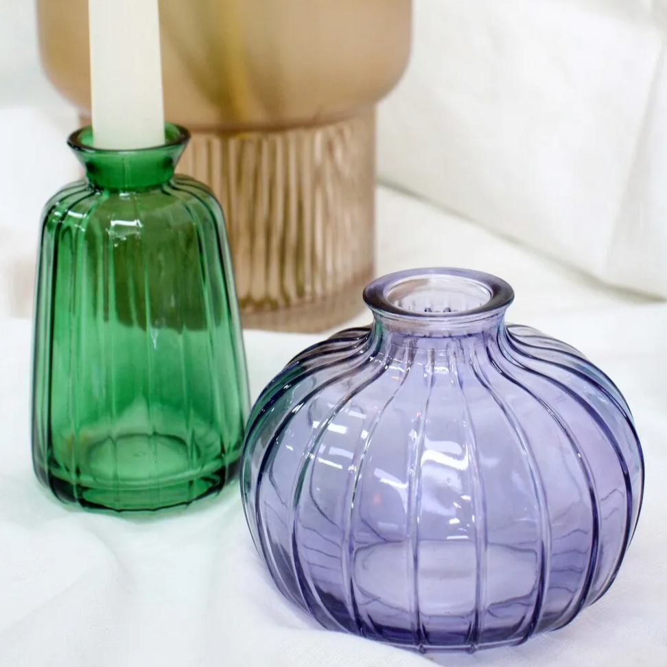 Glass Bud Vase - Saffron