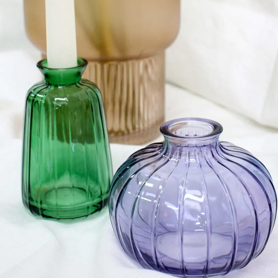 Glass Bud Vase - Blackberry