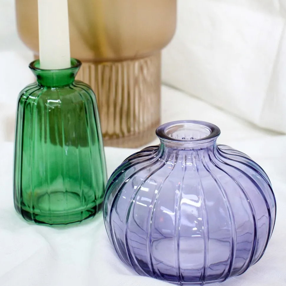 Glass Bud Vase - Lychee