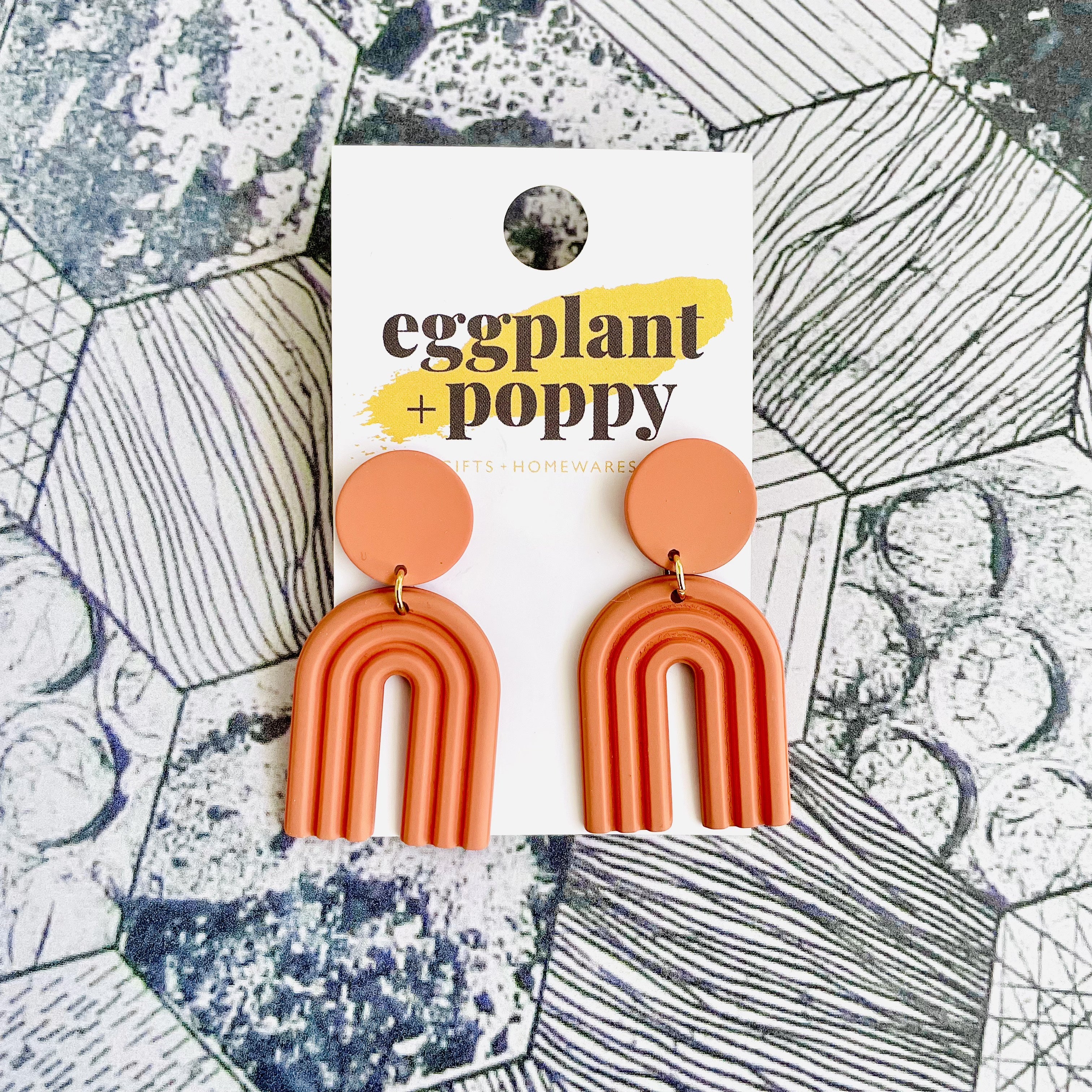 Clay Arch Earrings