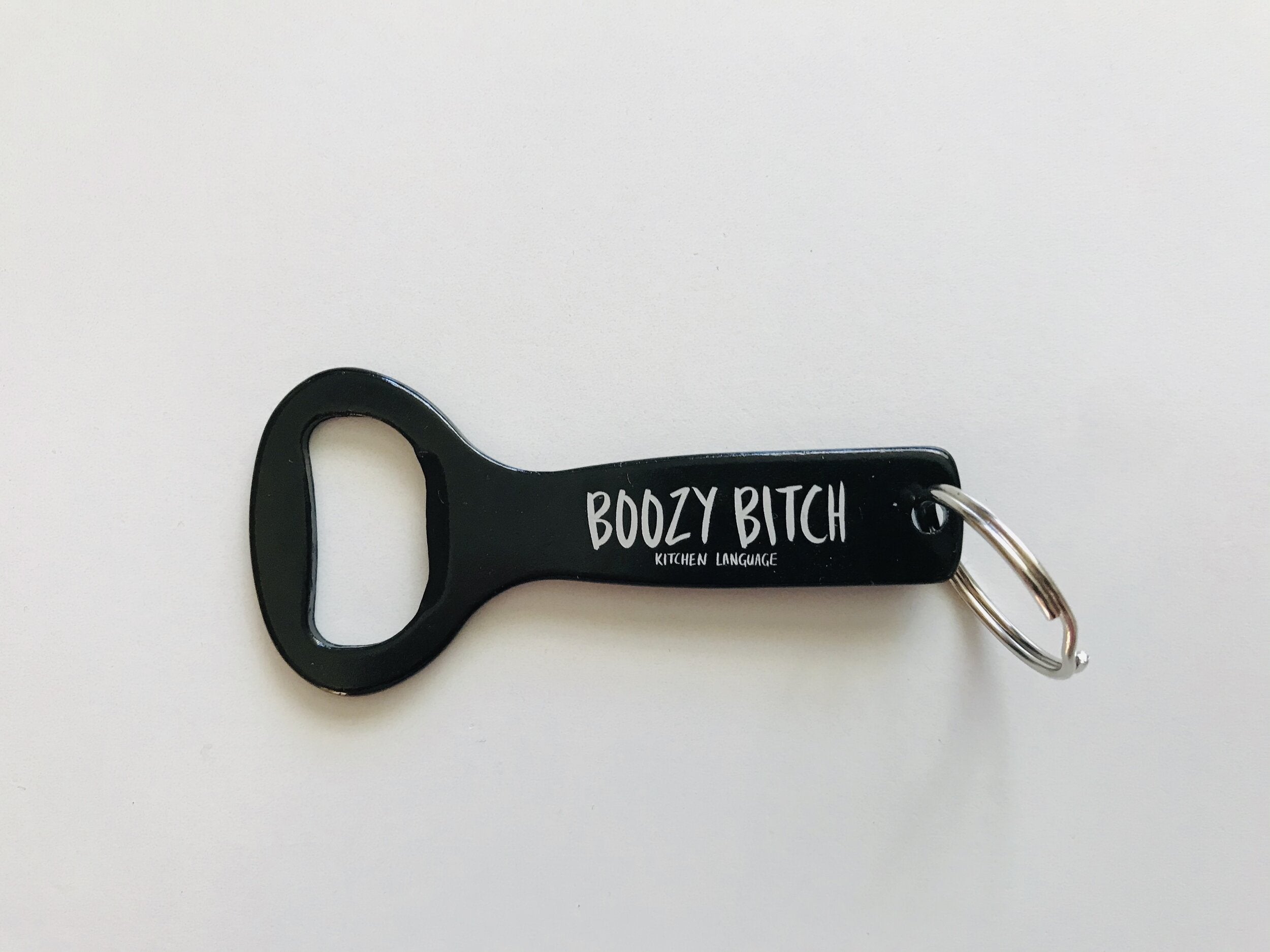Keyring Bottle Opener- Boozy Bitch