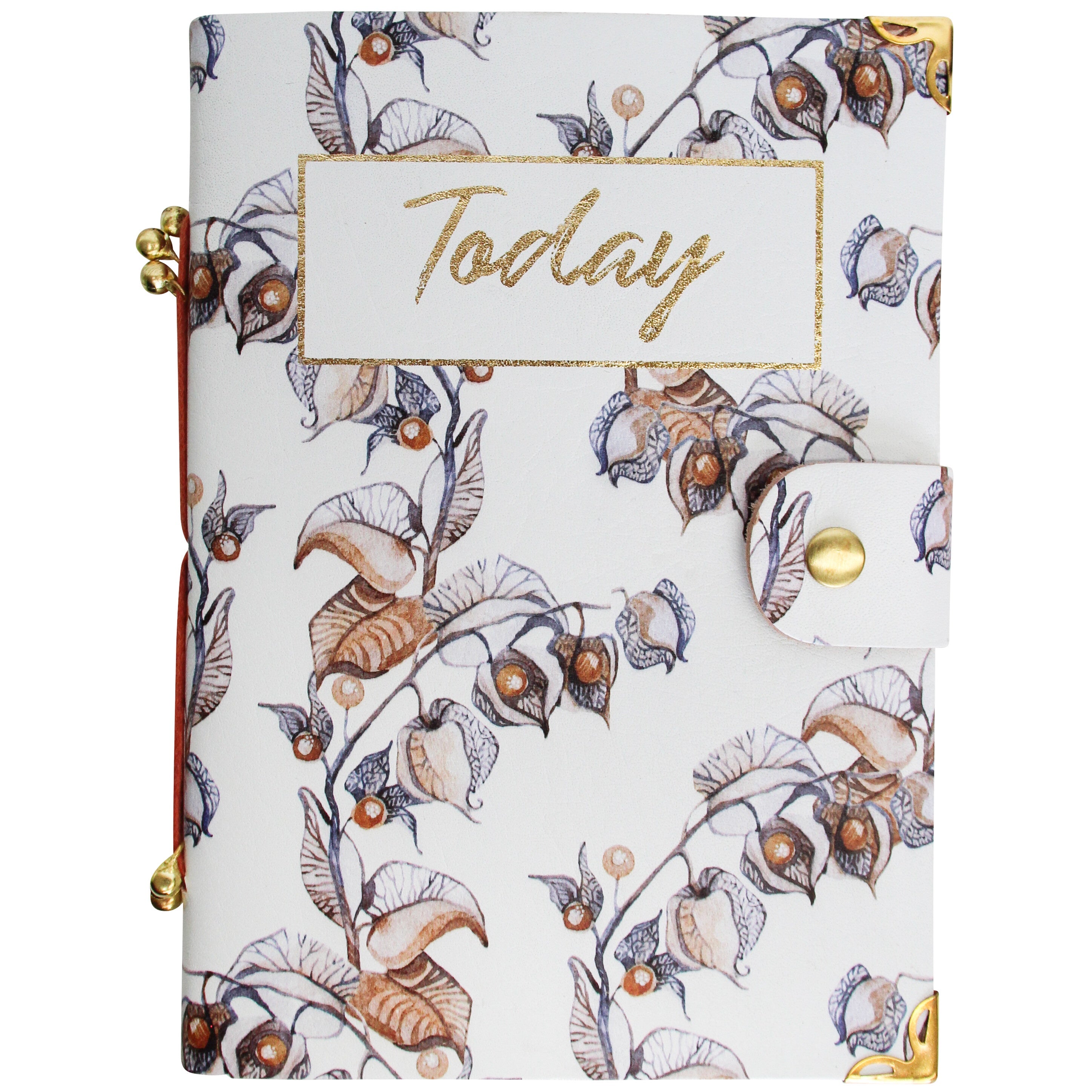 Leather Notebook - Winter Cherry