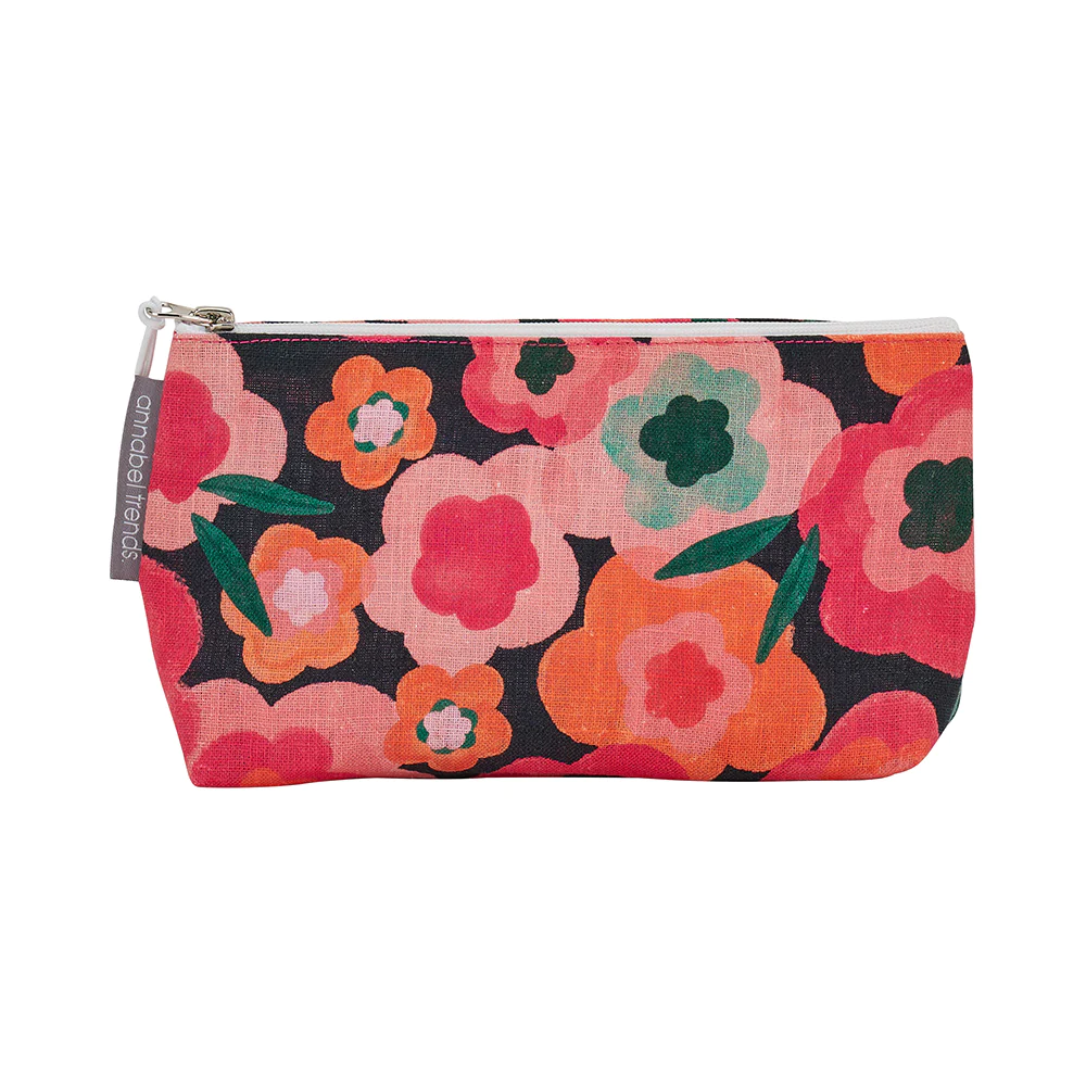 Small Cosmetic Bag - Midnight Blooms