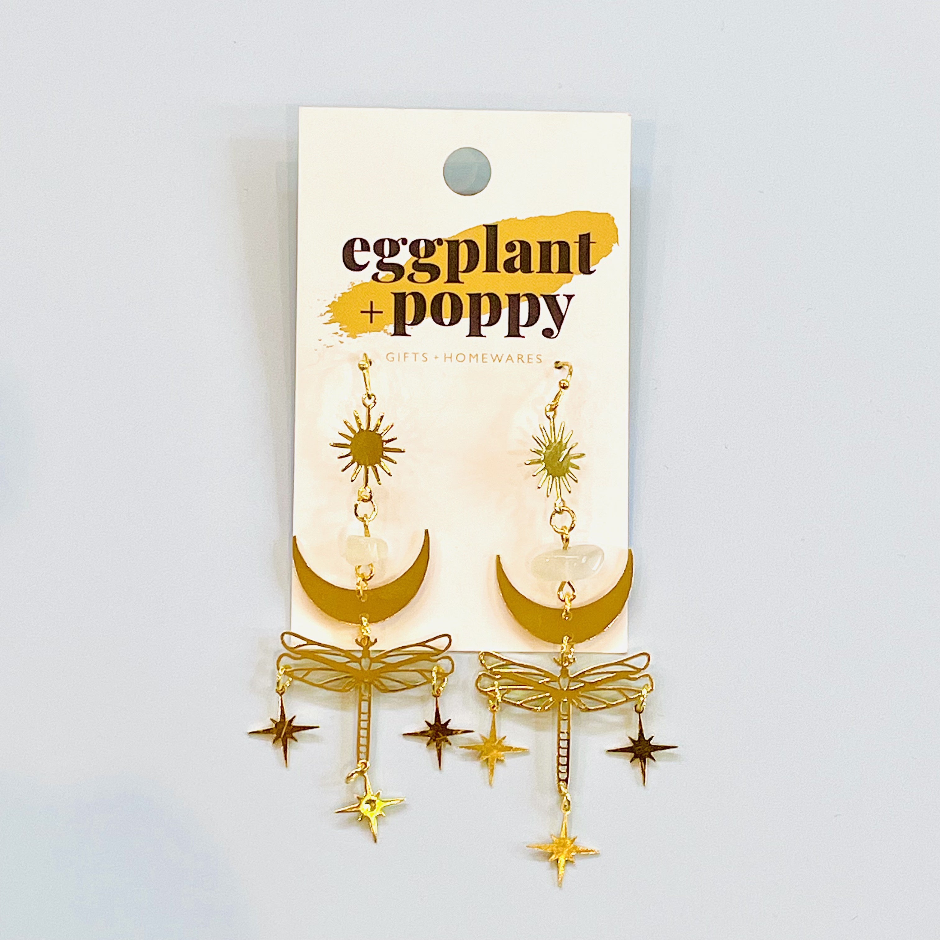 Celestial Dragonfly Earrings