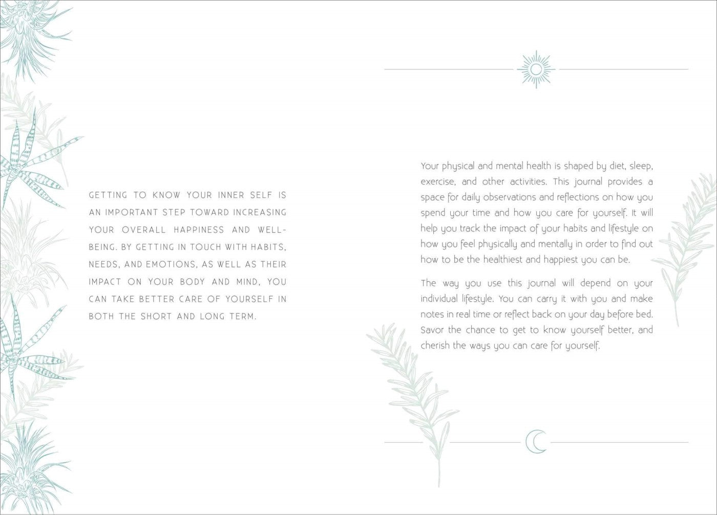 Self-Care: Day & Night Reflection Journal