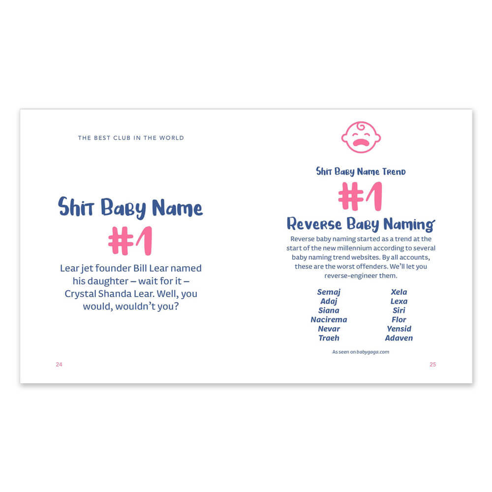 The Little Book Of Shit Baby Names