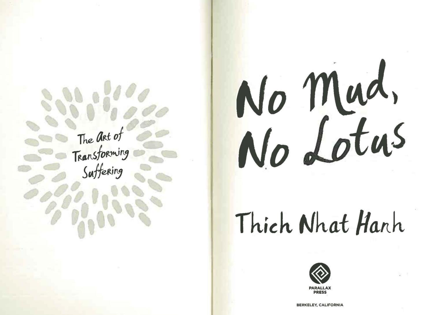 No Mud, No Lotus