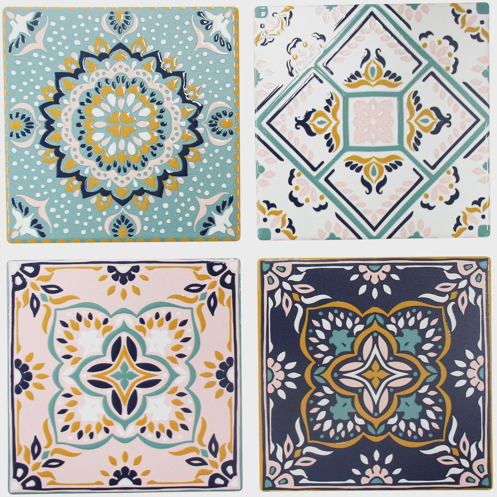 Ceramic Coasters - Mandala