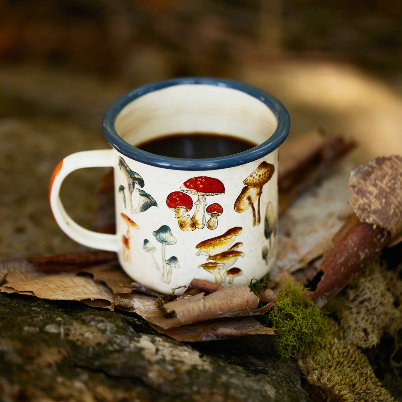 Enamel Mug - Mushrooms