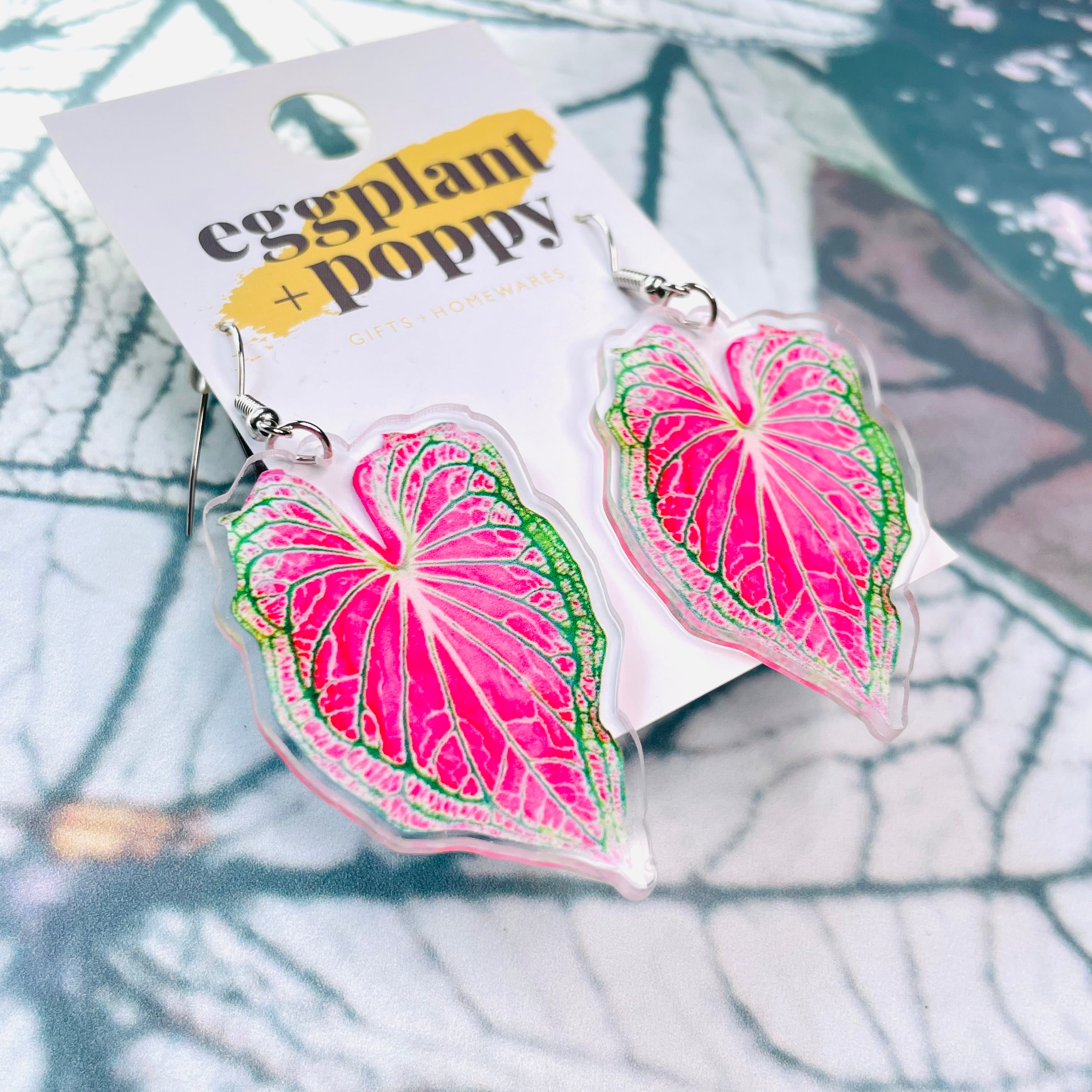 Caladium Earrings