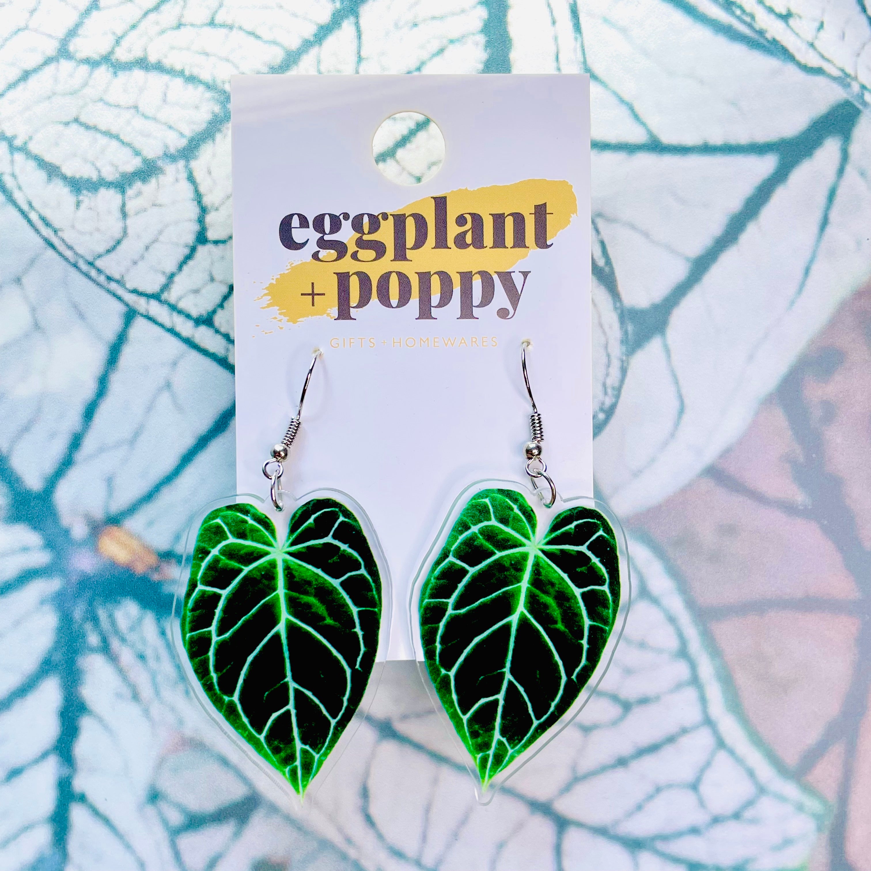 Caladium Earrings