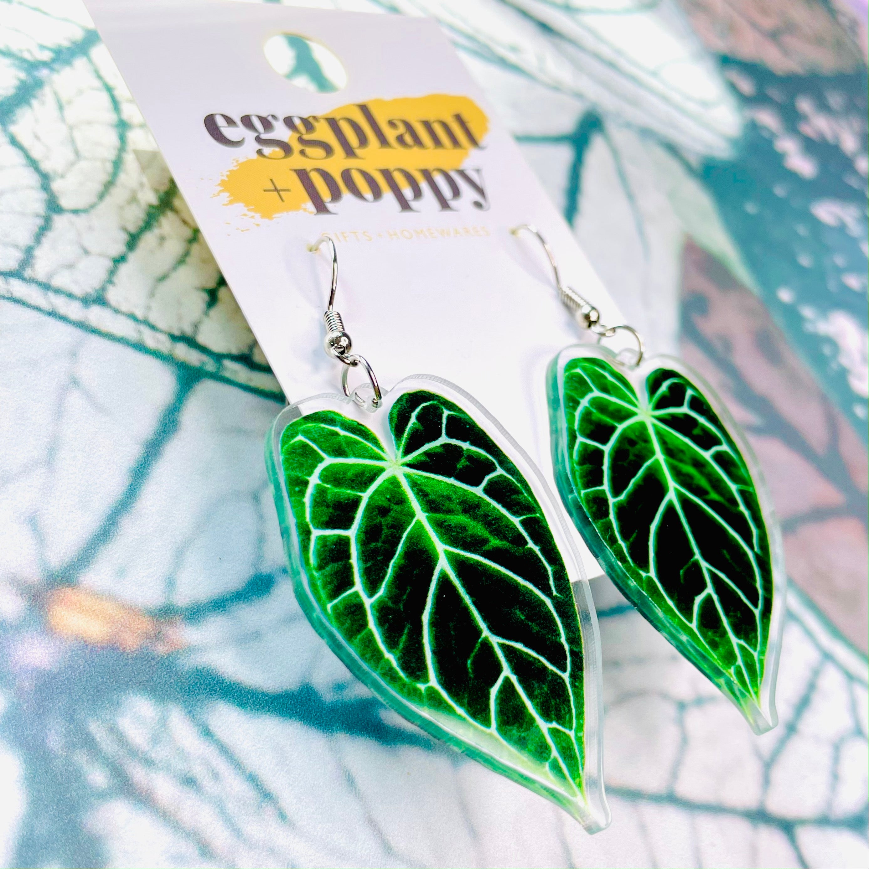 Caladium Earrings