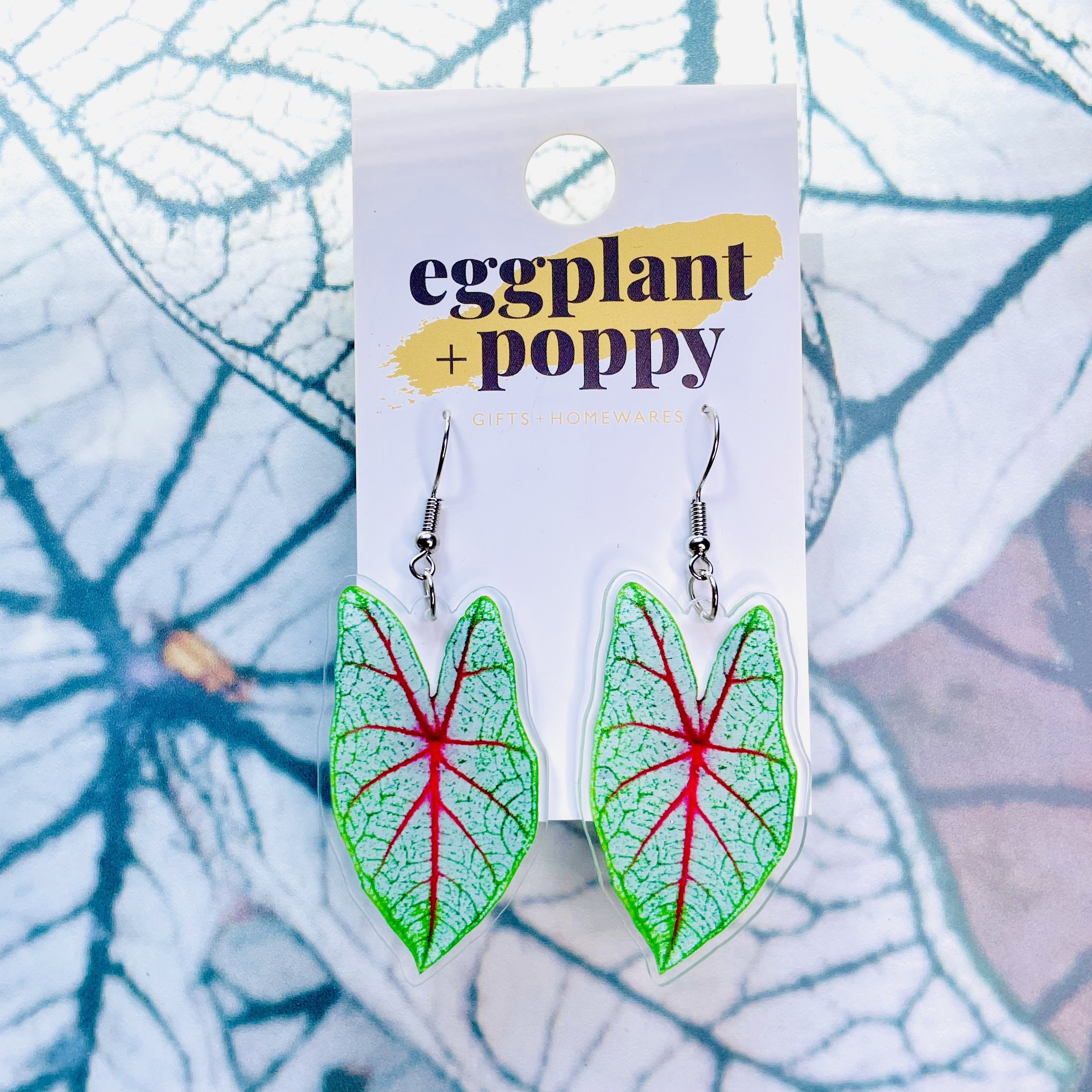 Caladium Earrings