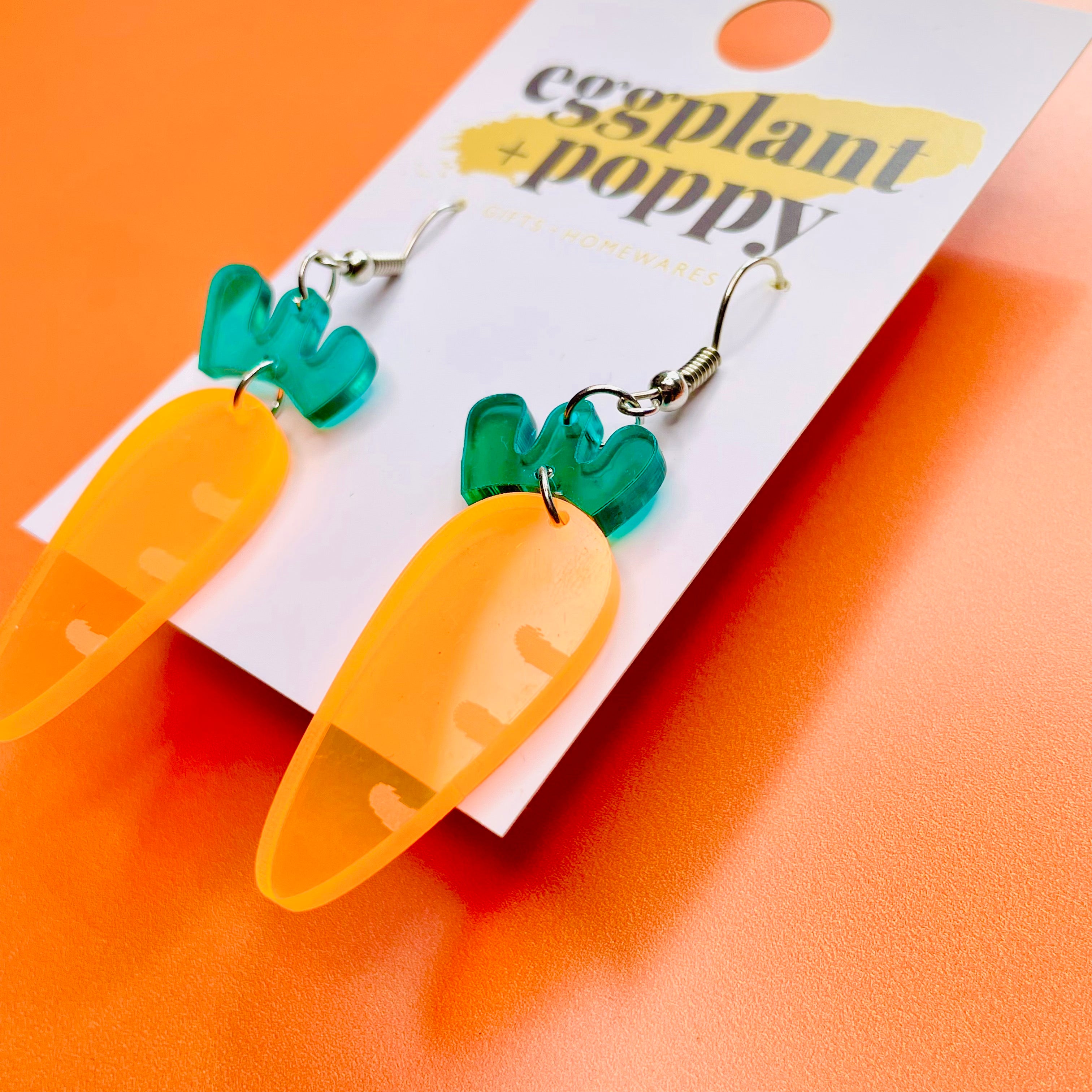 Carrot Earrings