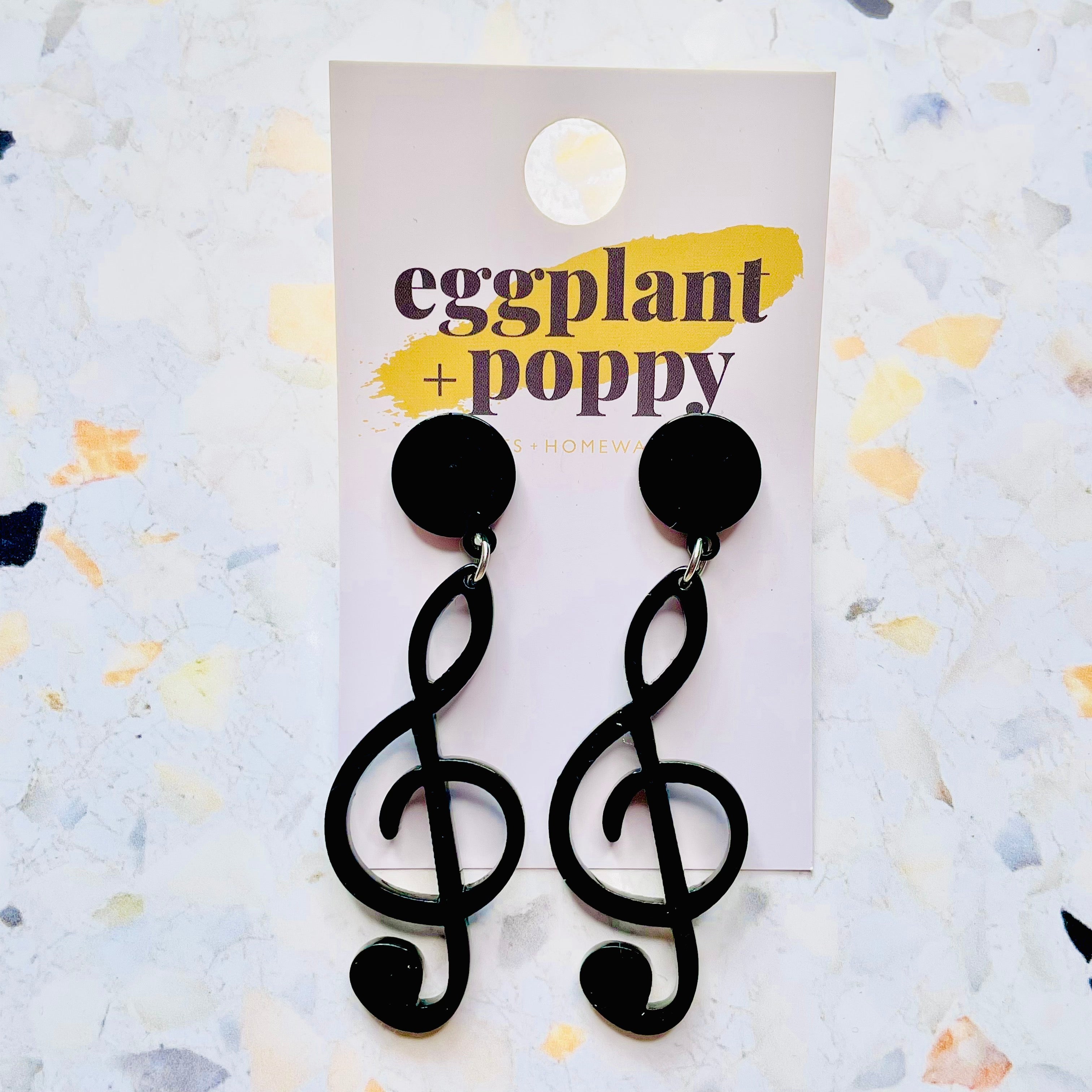 Music Note Earrings