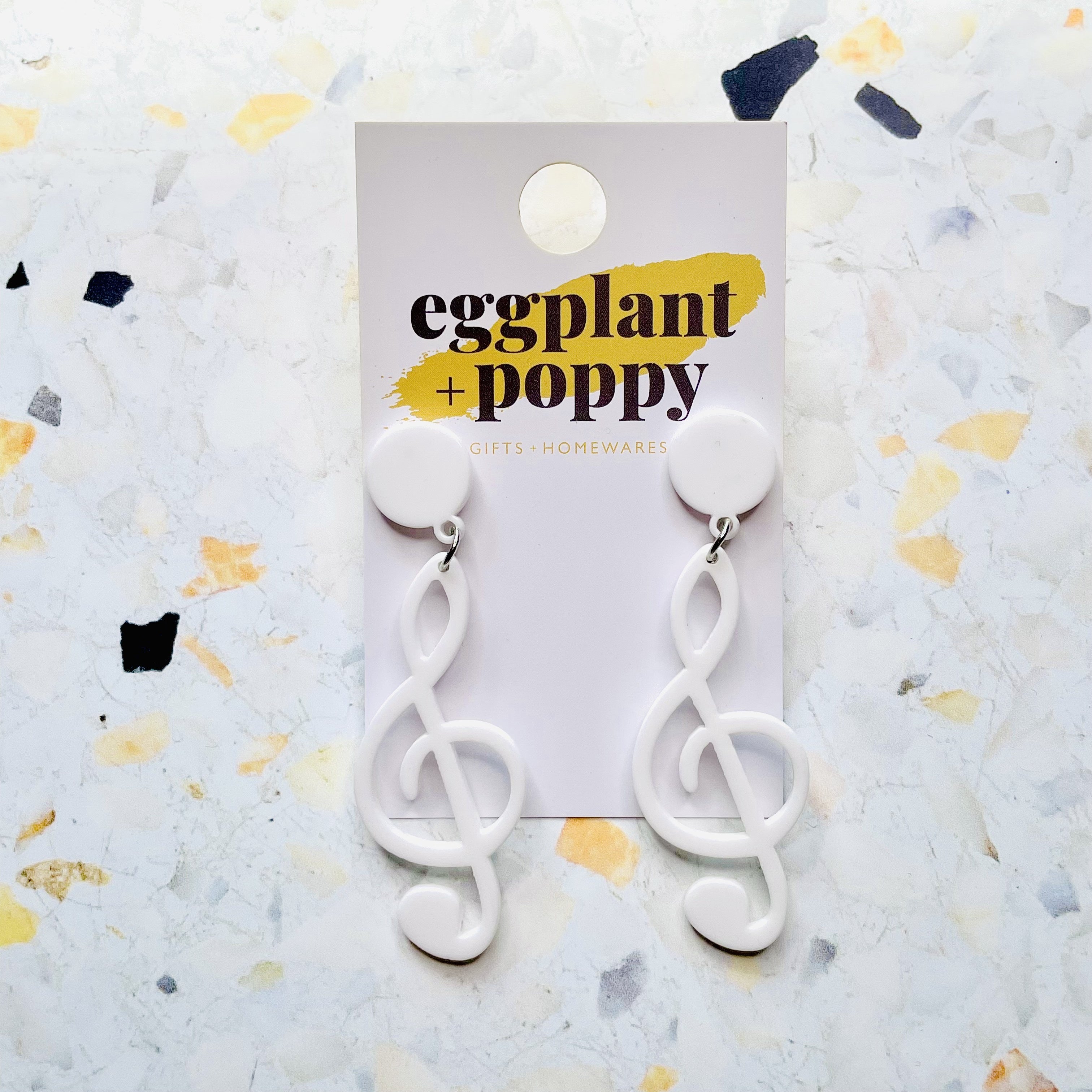 Music Note Earrings