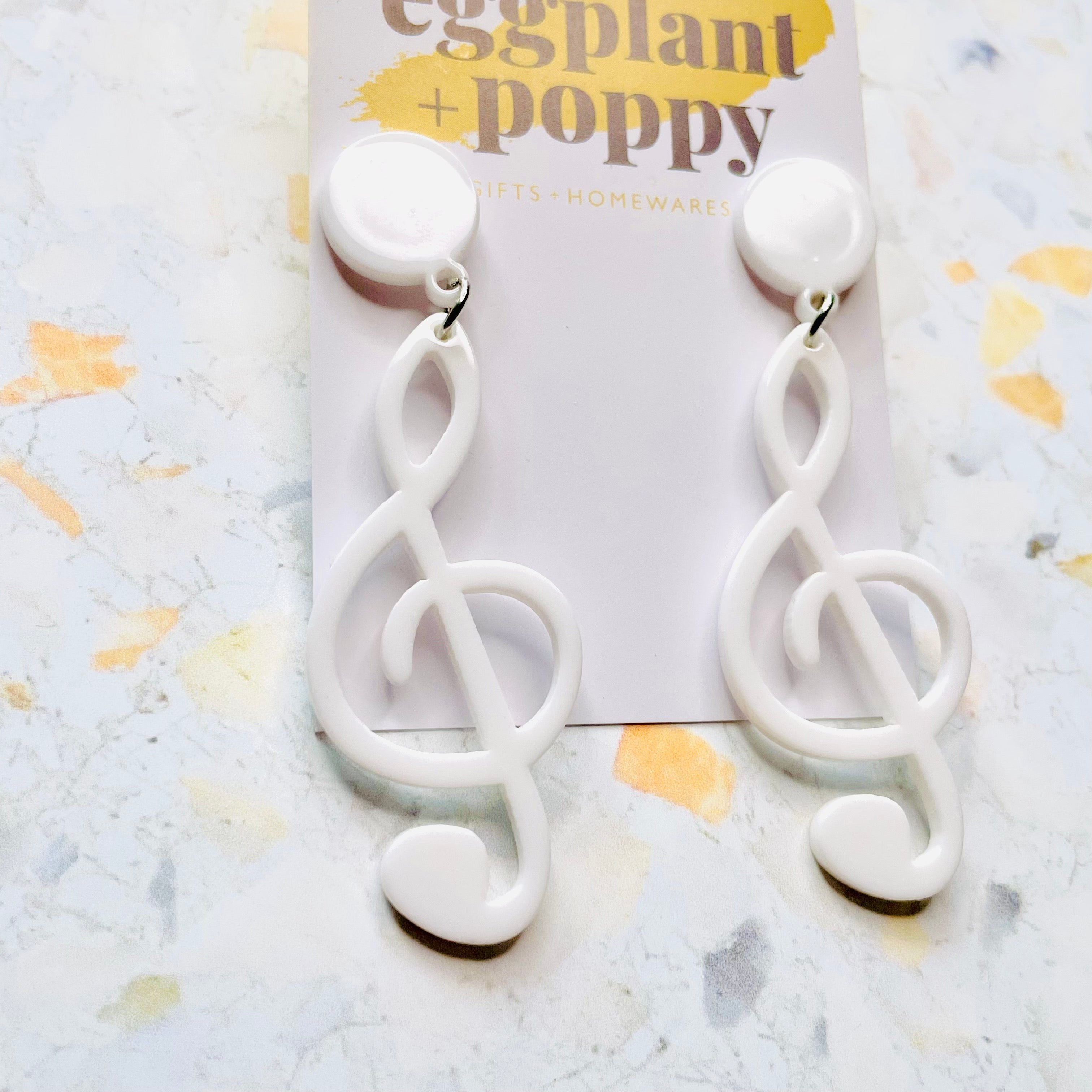 Music Note Earrings