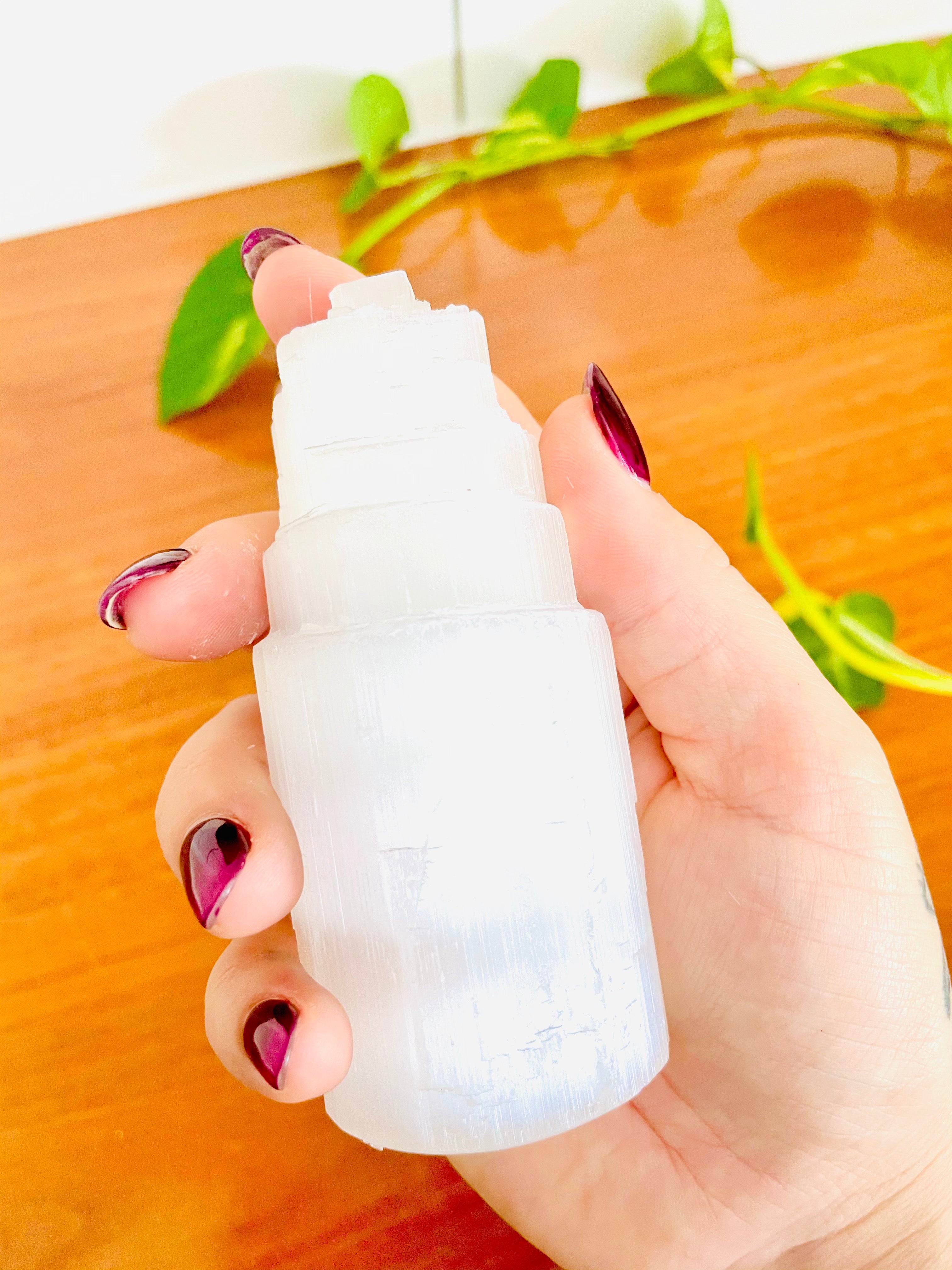 Selenite Tower Small