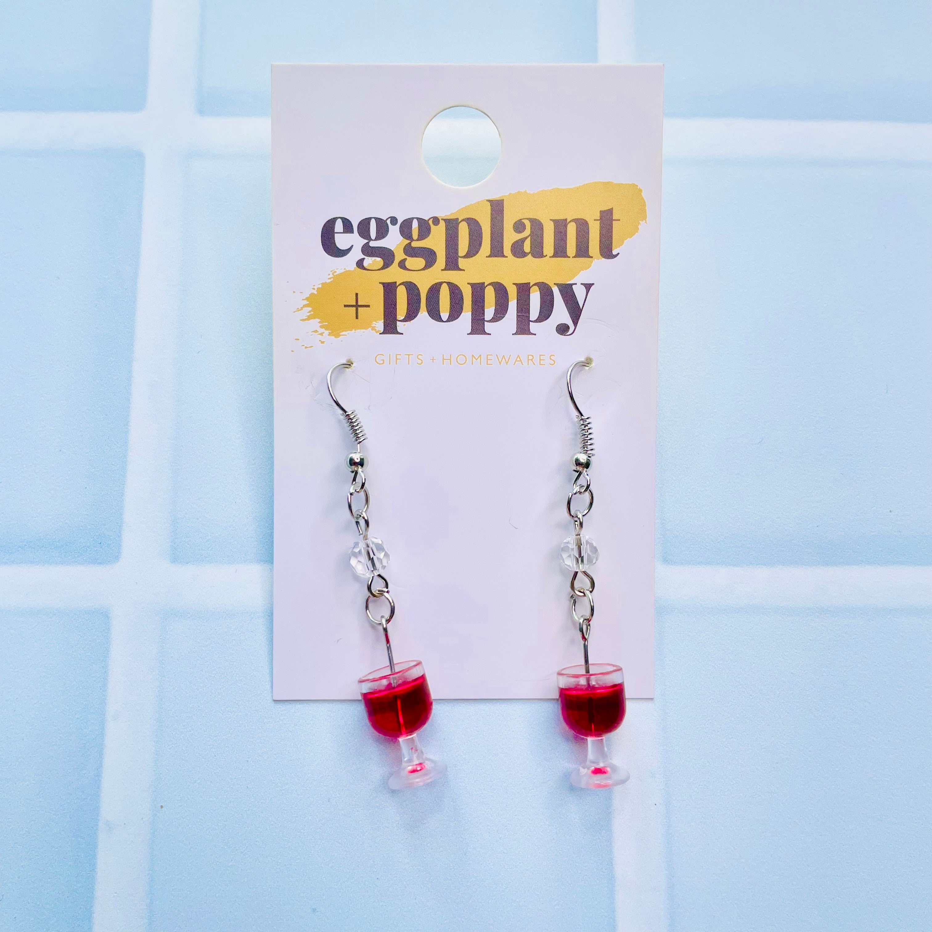 Wine Earrings