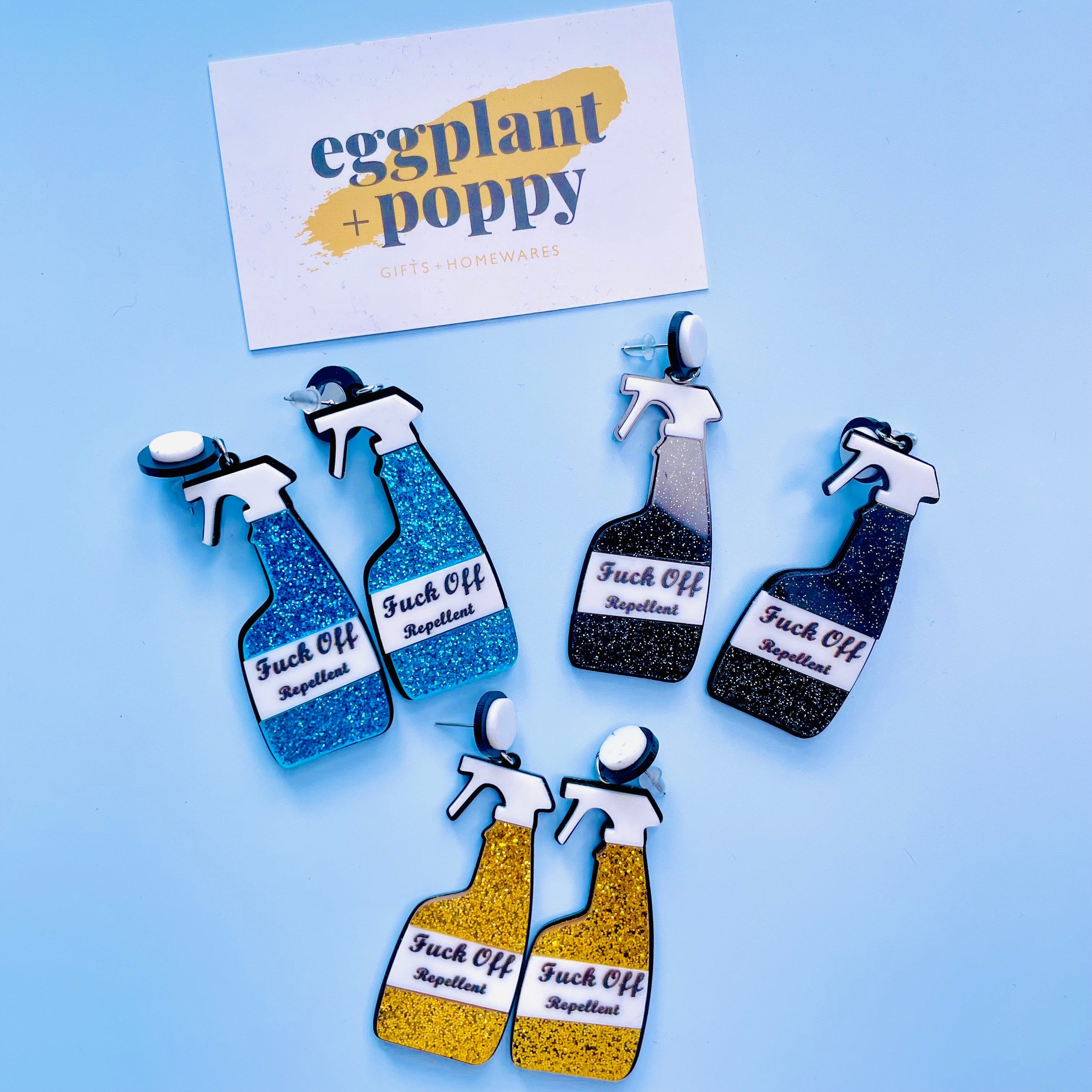 Spray Bottle Earrings