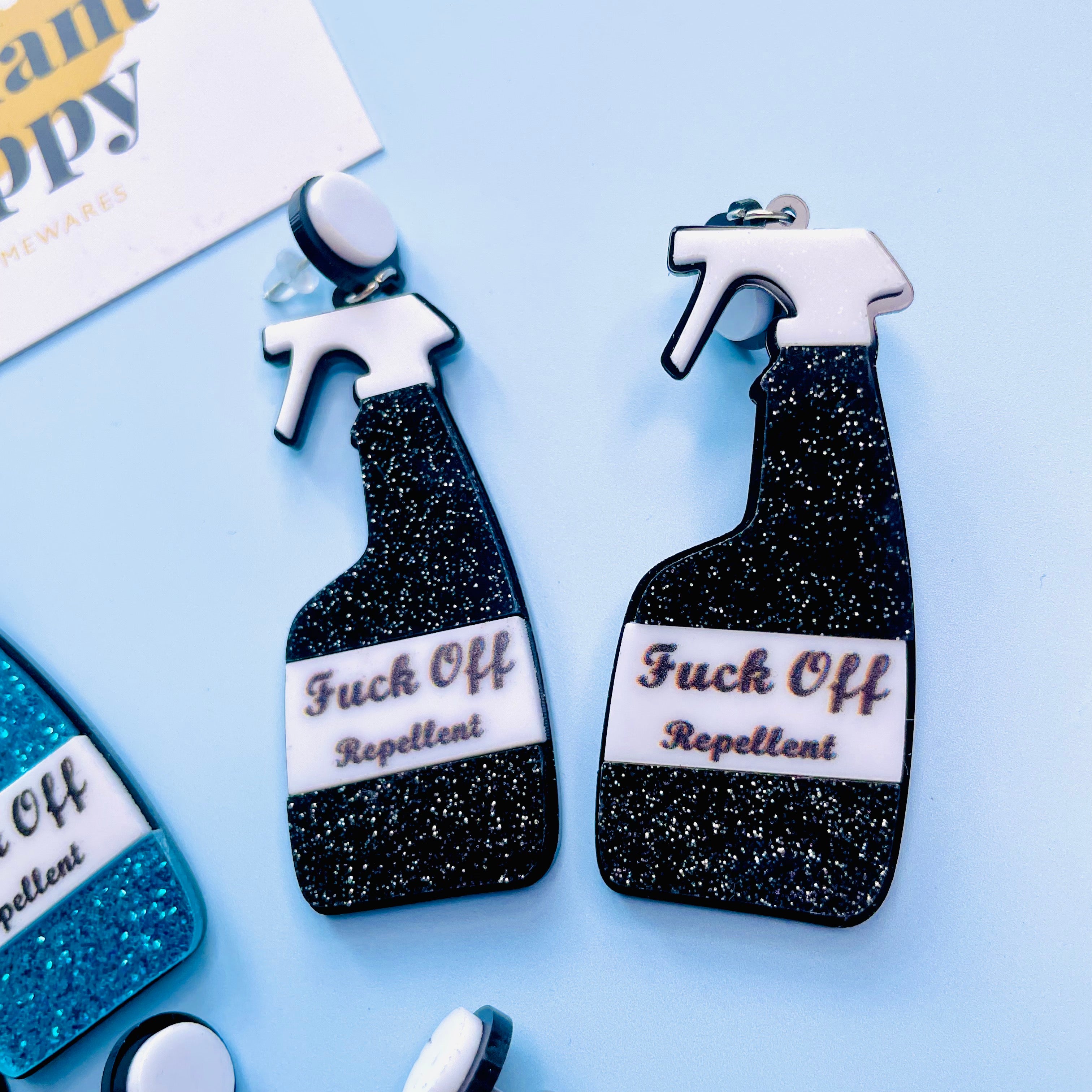 Spray Bottle Earrings