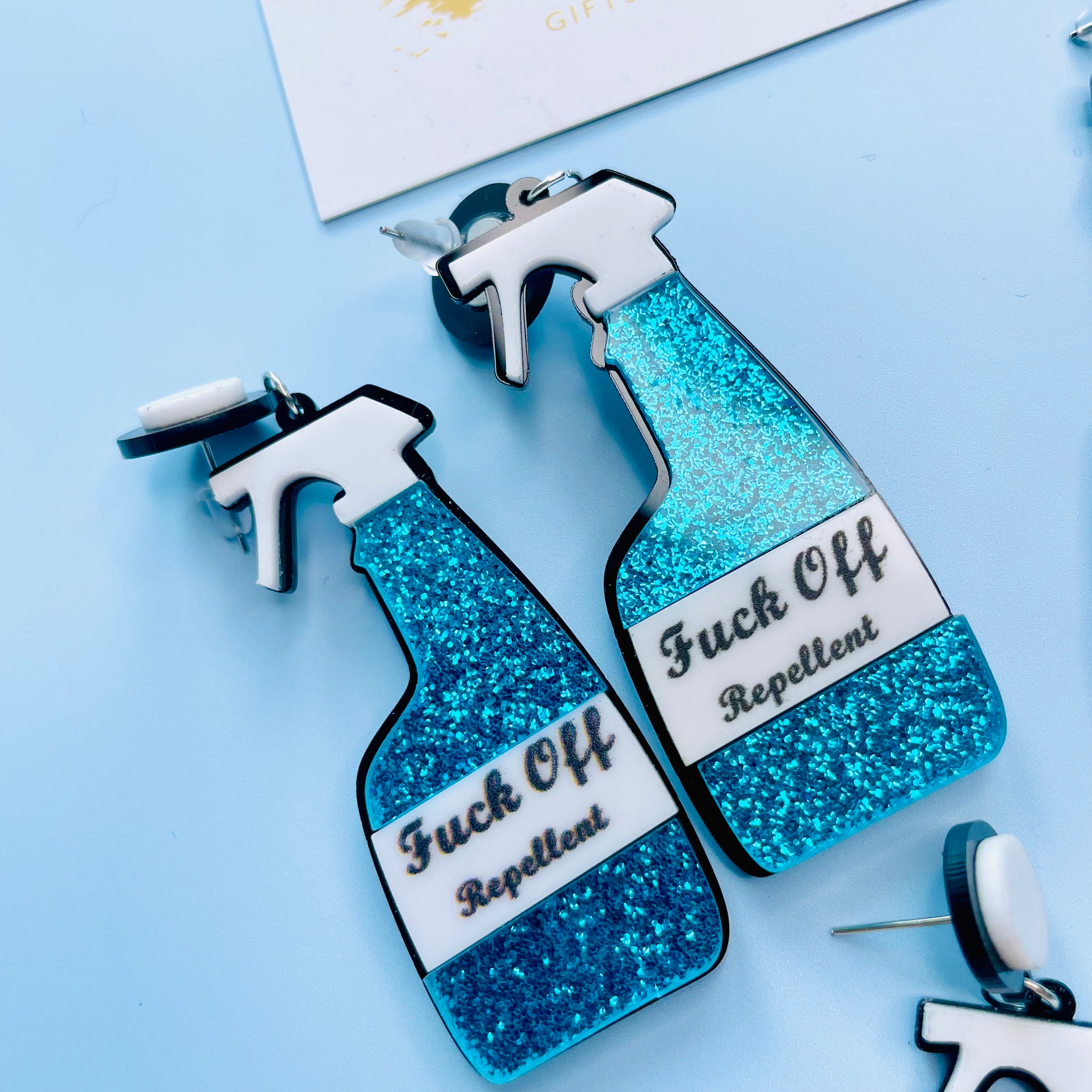 Spray Bottle Earrings