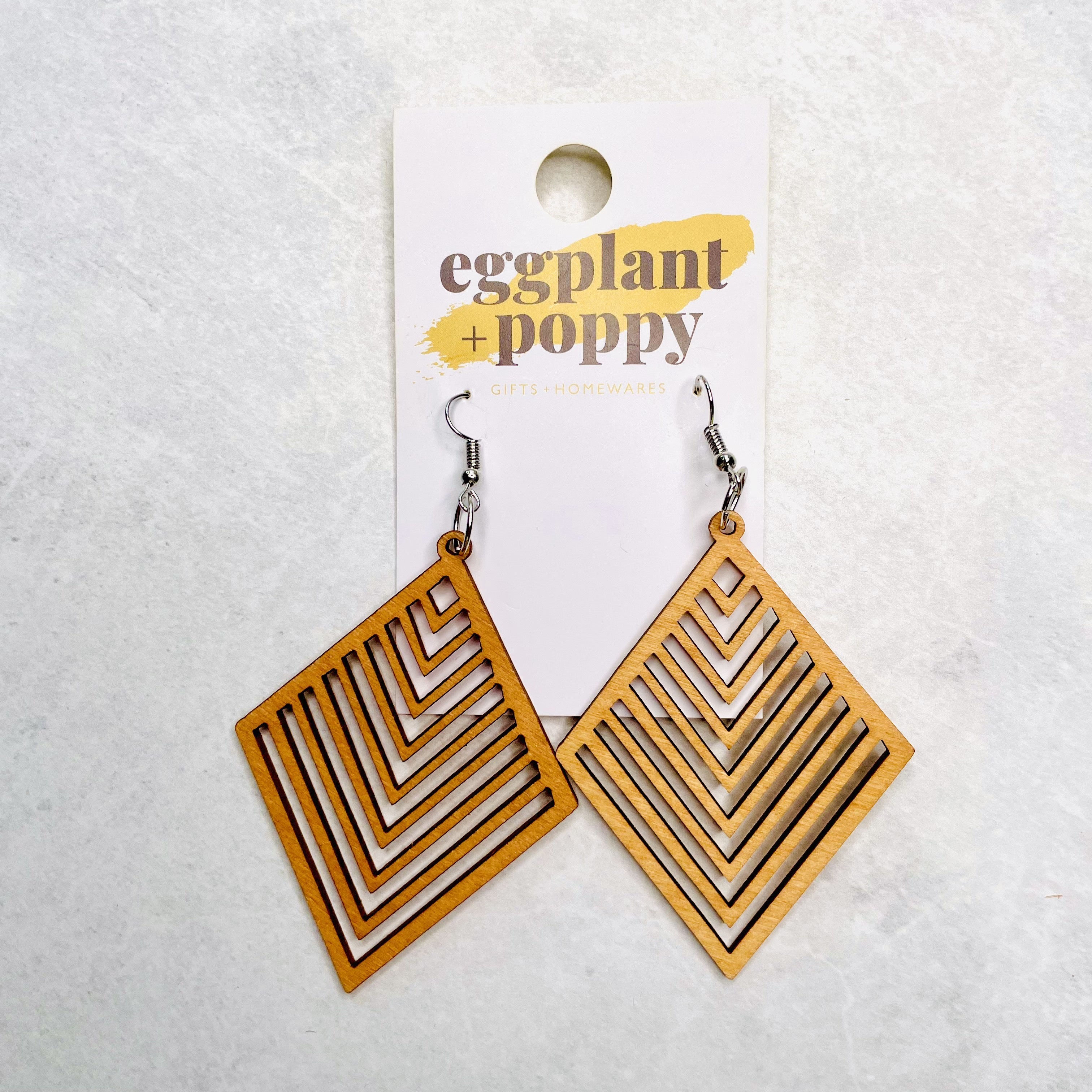 Timber Simple Line Earrings