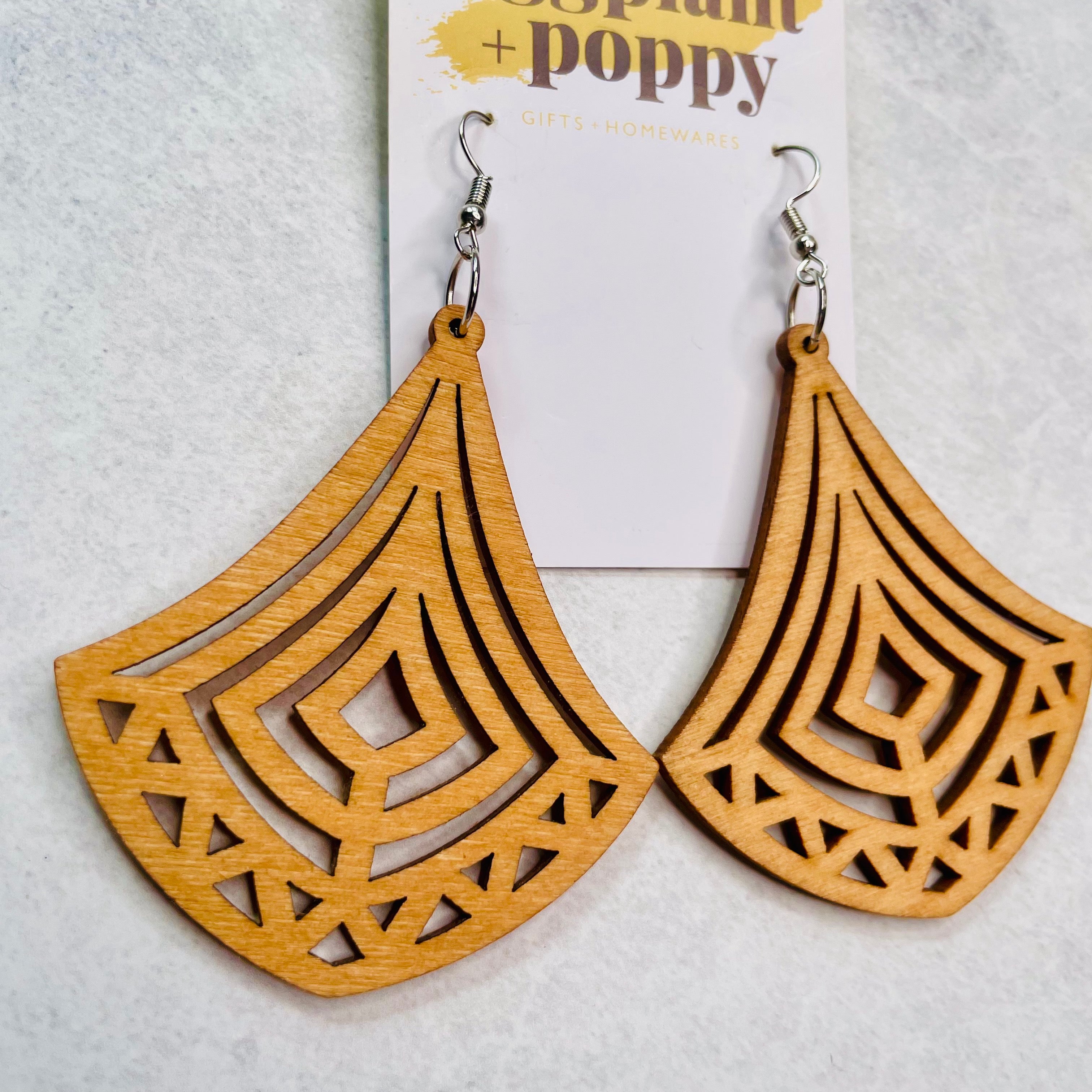 Timber Lantern Lines Earrings