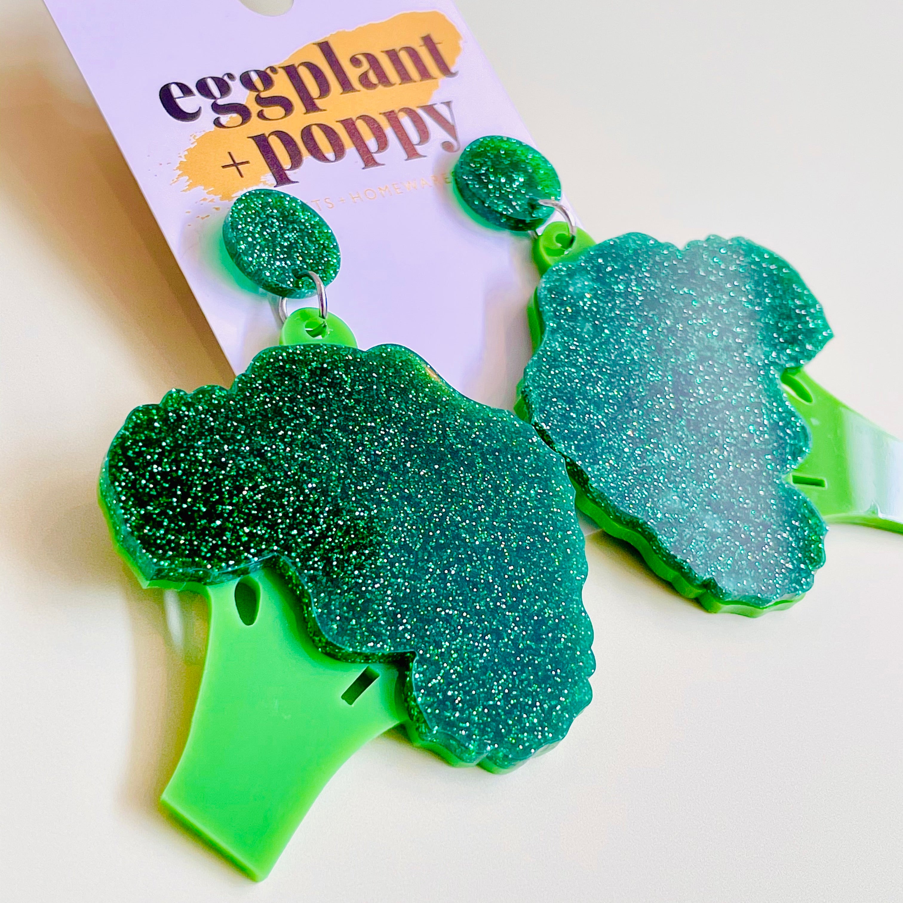Broccoli Earrings