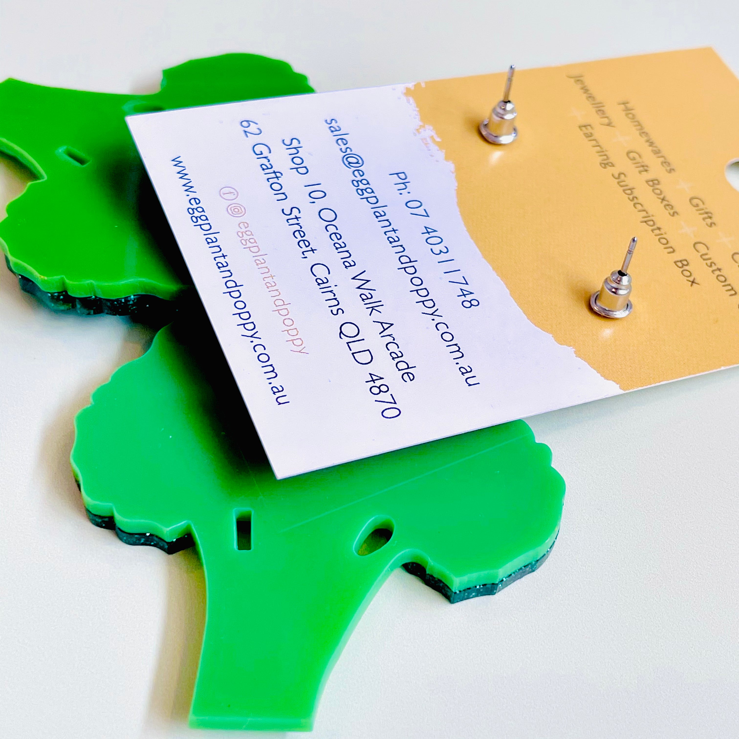 Broccoli Earrings