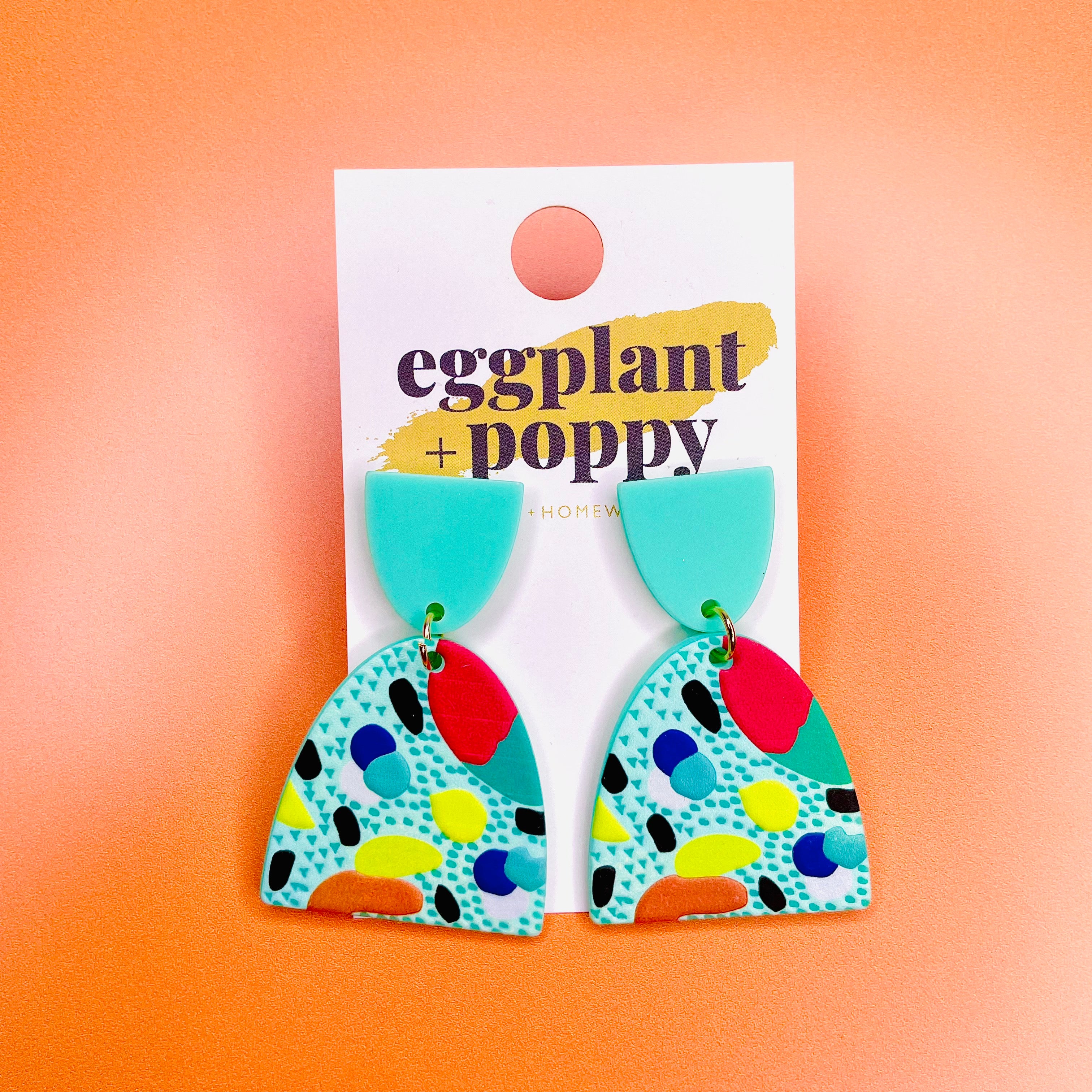Art Earrings - Spotty