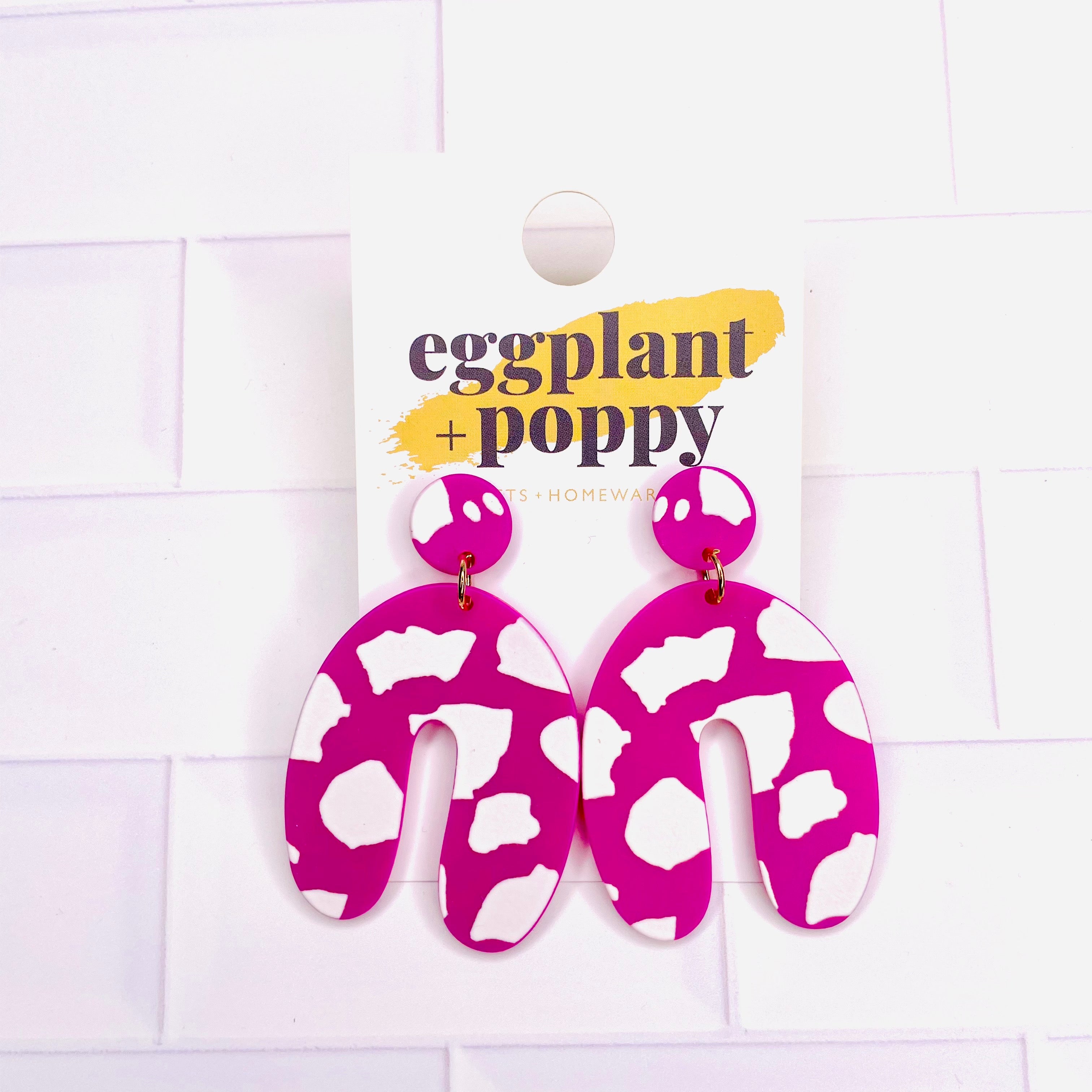 Art Earrings - Splotch Arch