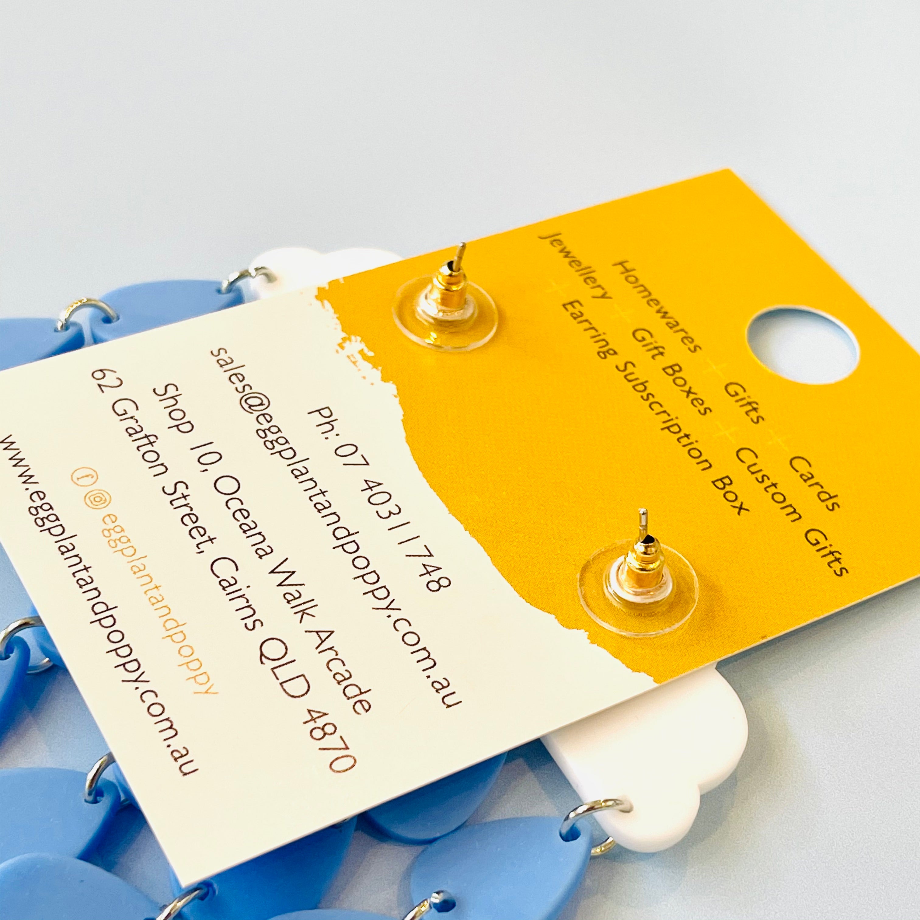 Art Earrings - Rainy Day