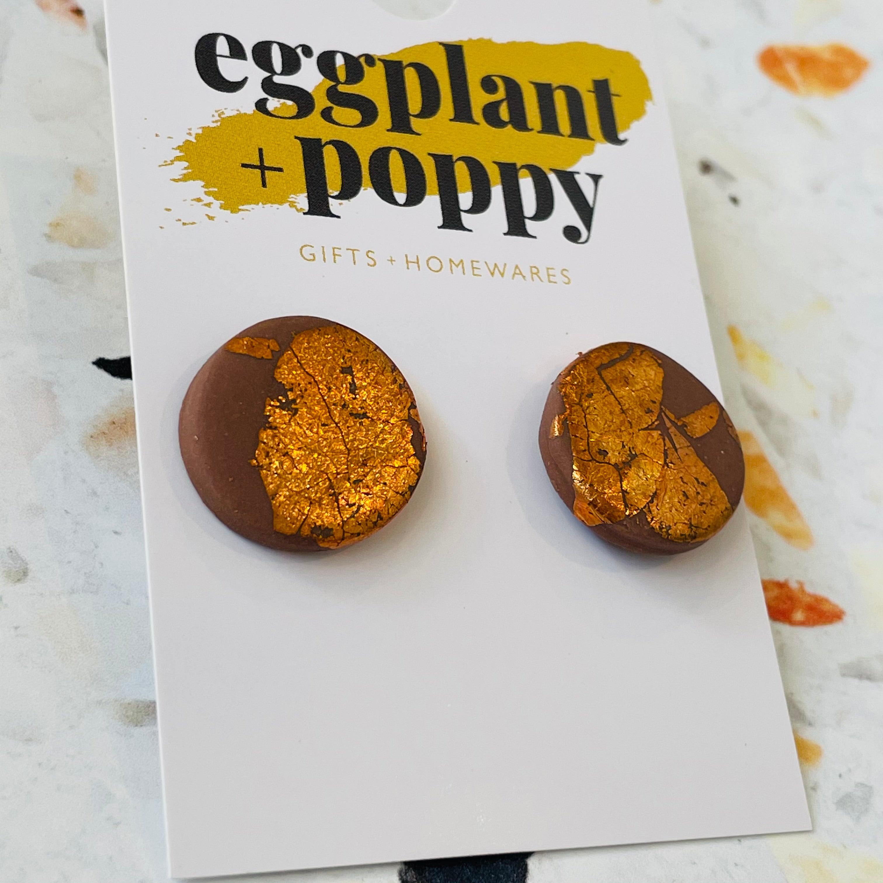 Candy Clay Studs - Classic Foil