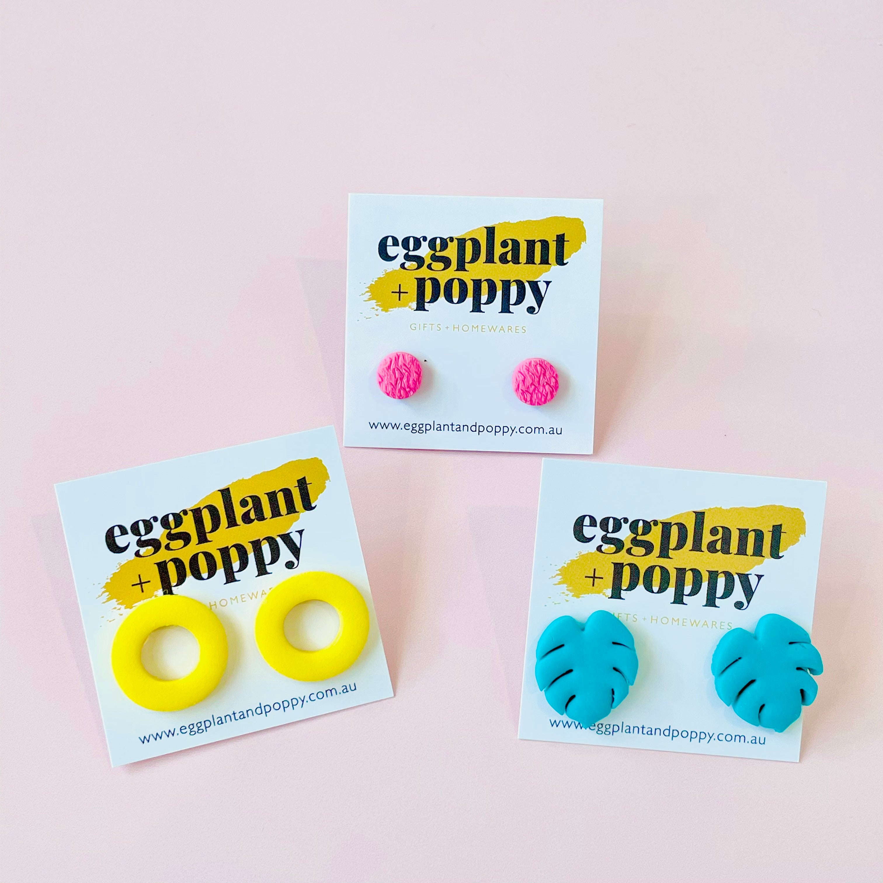 Candy Clay Stud Trio - Wild Things