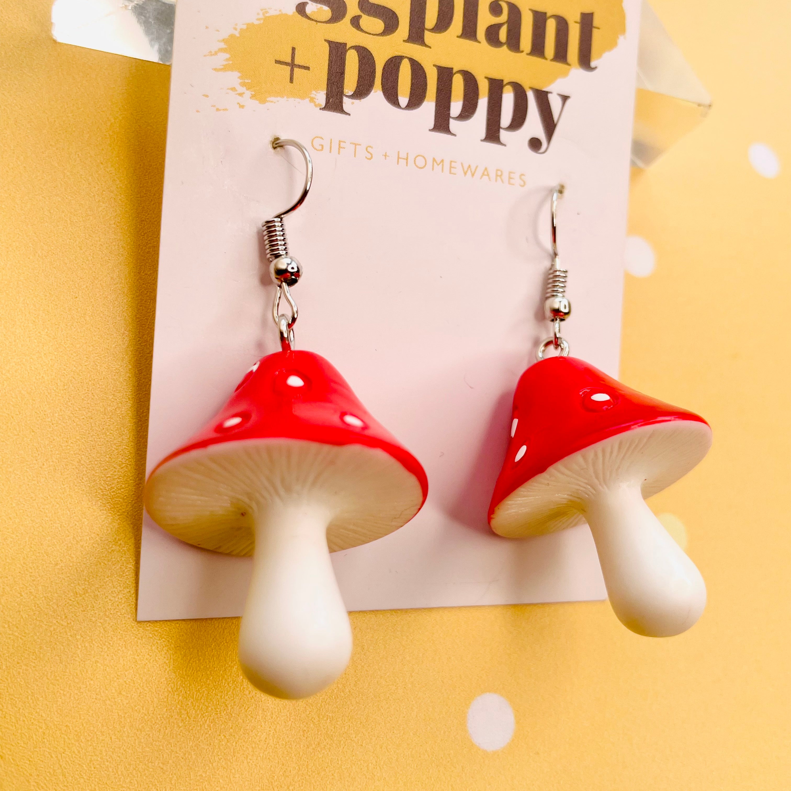 Toadstool Earrings