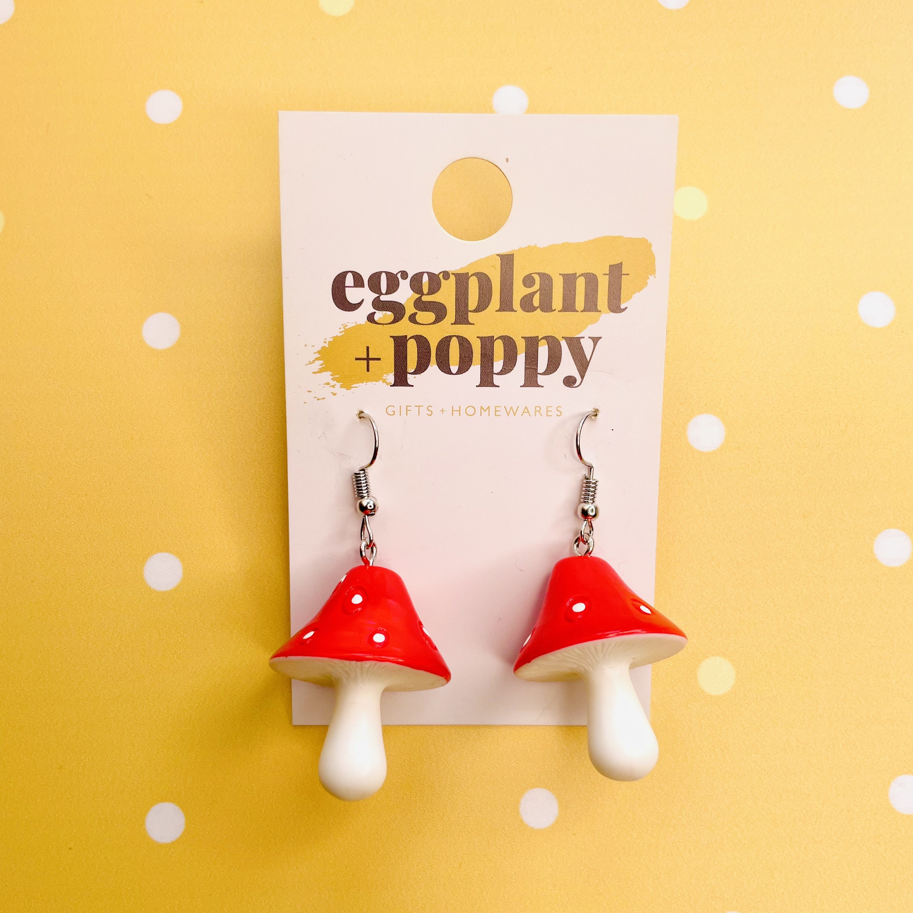 Toadstool Earrings