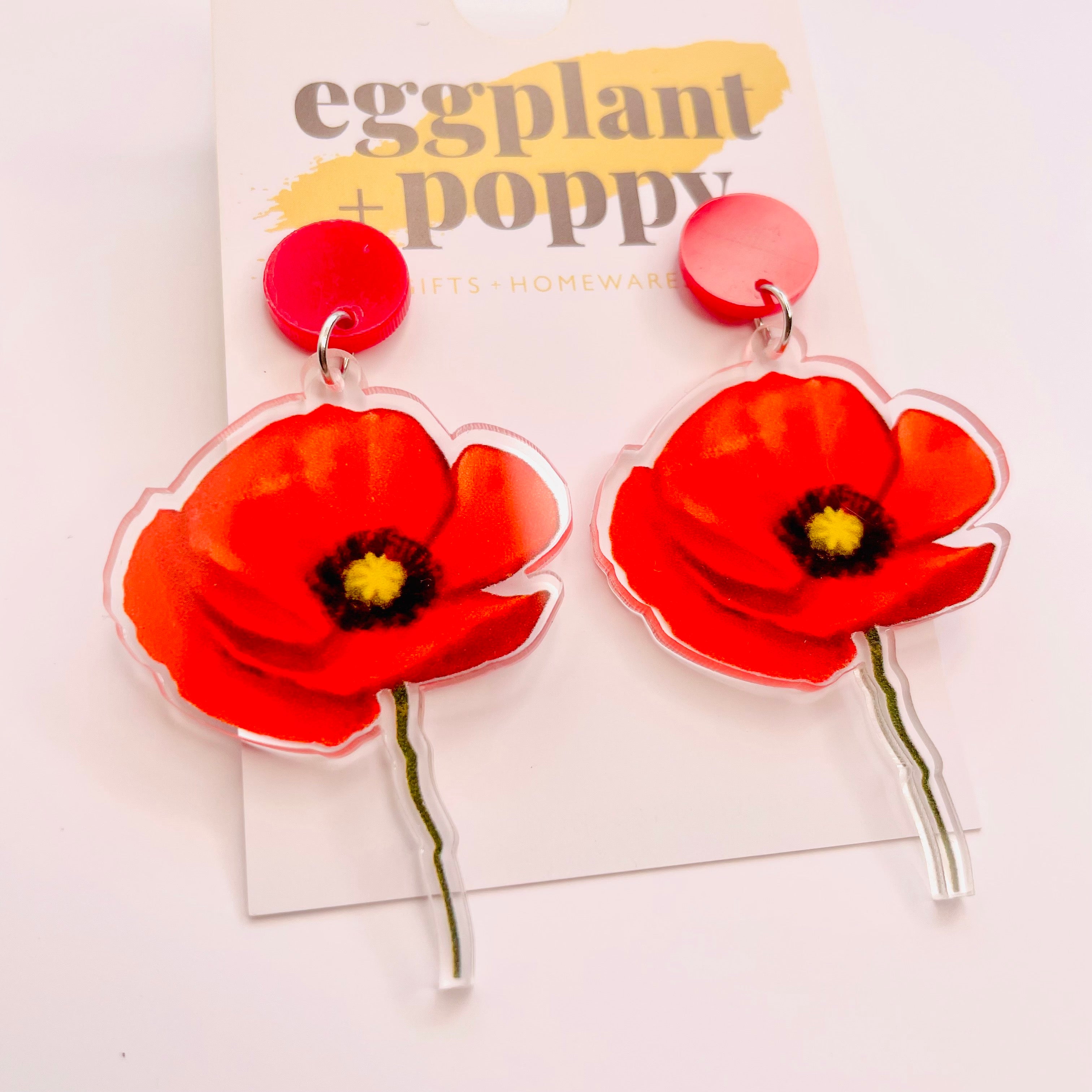 Poppy Stem Earrings