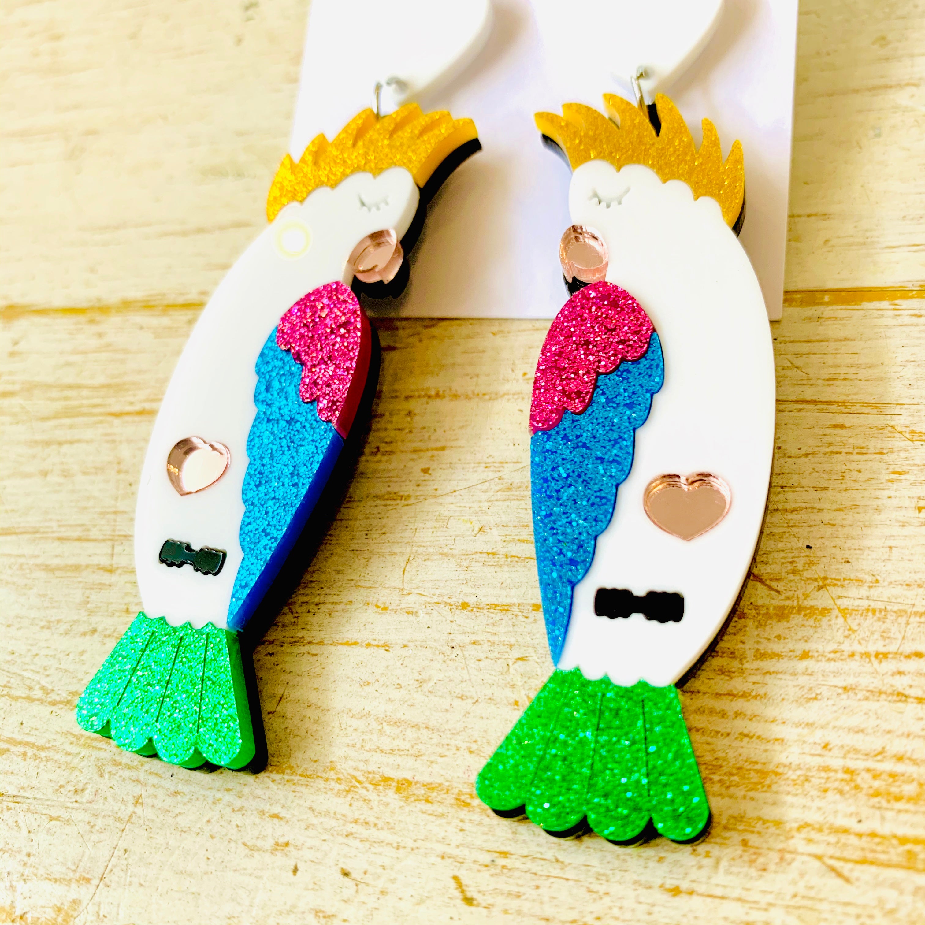 Pretty Cockatoo Earrings