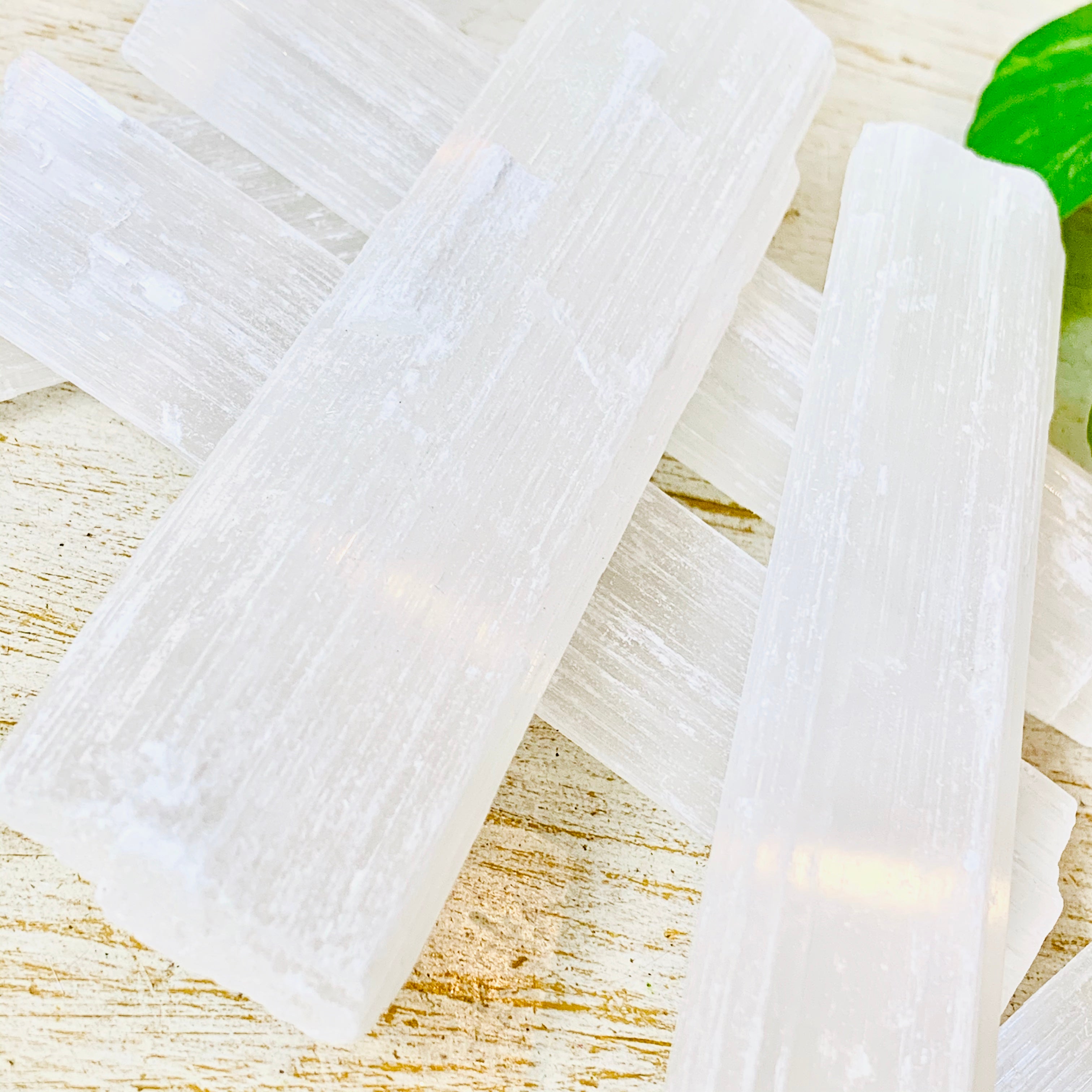 Raw Selenite Logs