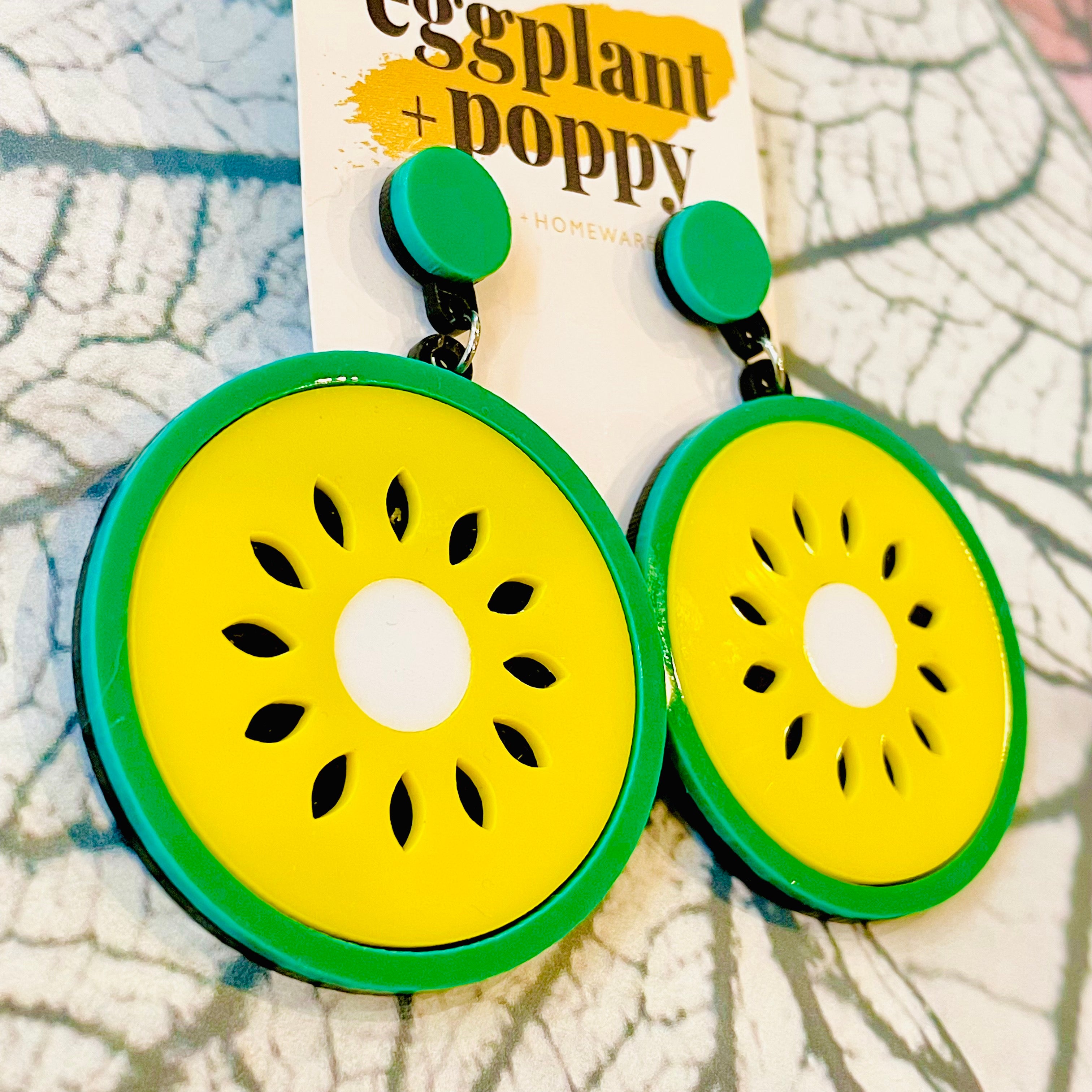 Kiwi Fruit Earrings